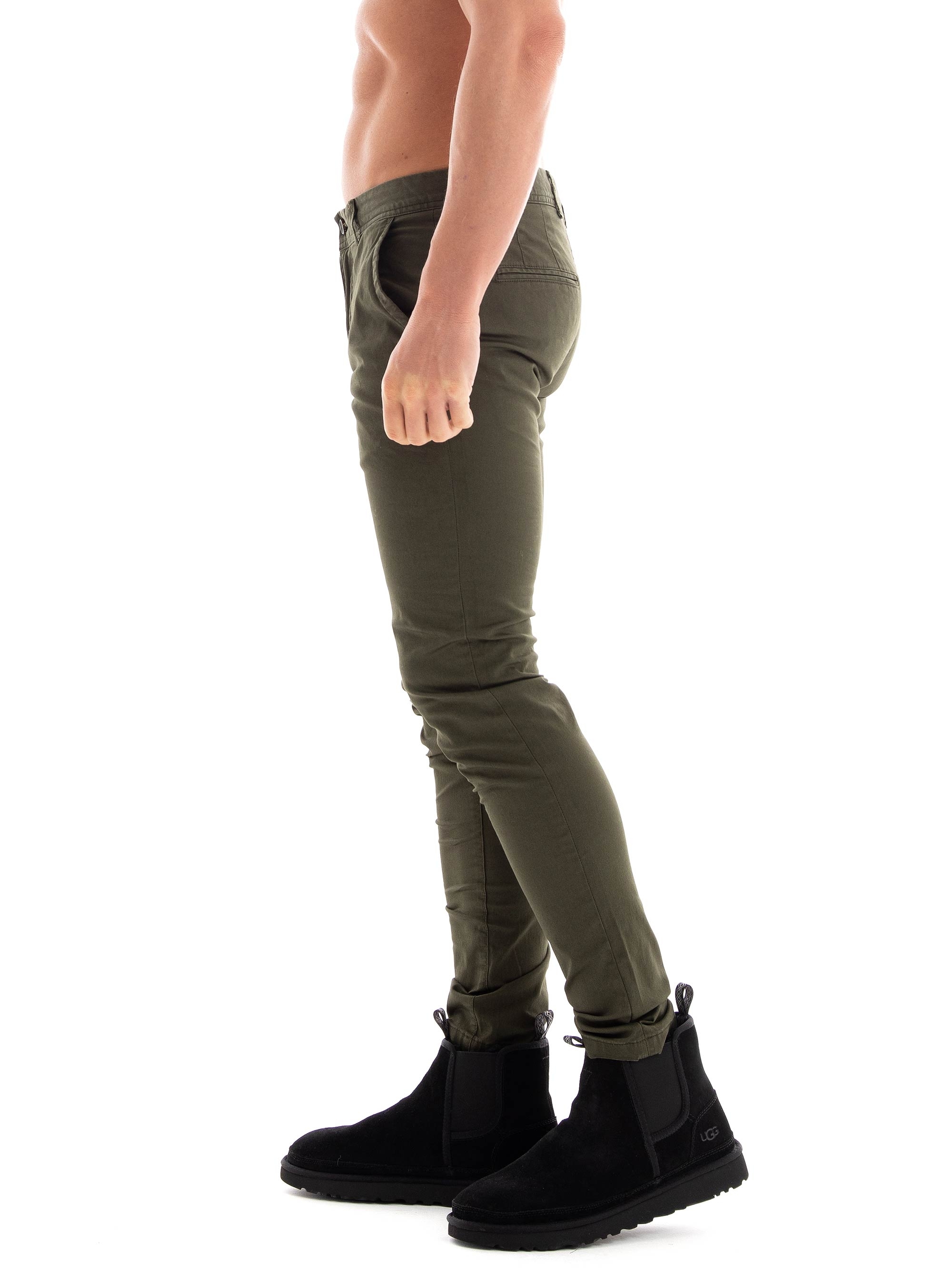 Scotch & Soda Mott Super Slim Fit Chino Pants - Olive