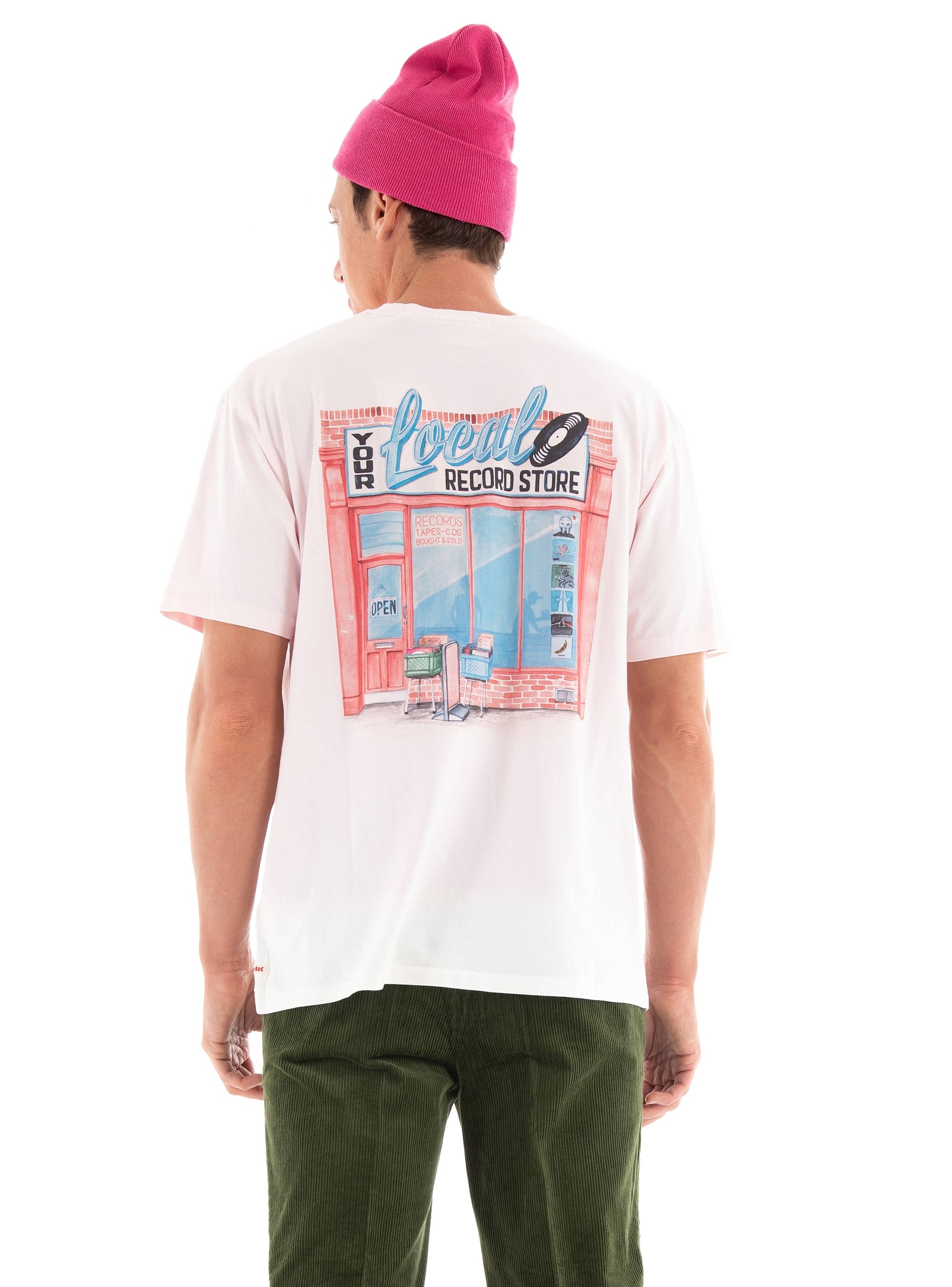 Scotch & Soda Relaxed Fit Gradient T-Shirt - Light Pink