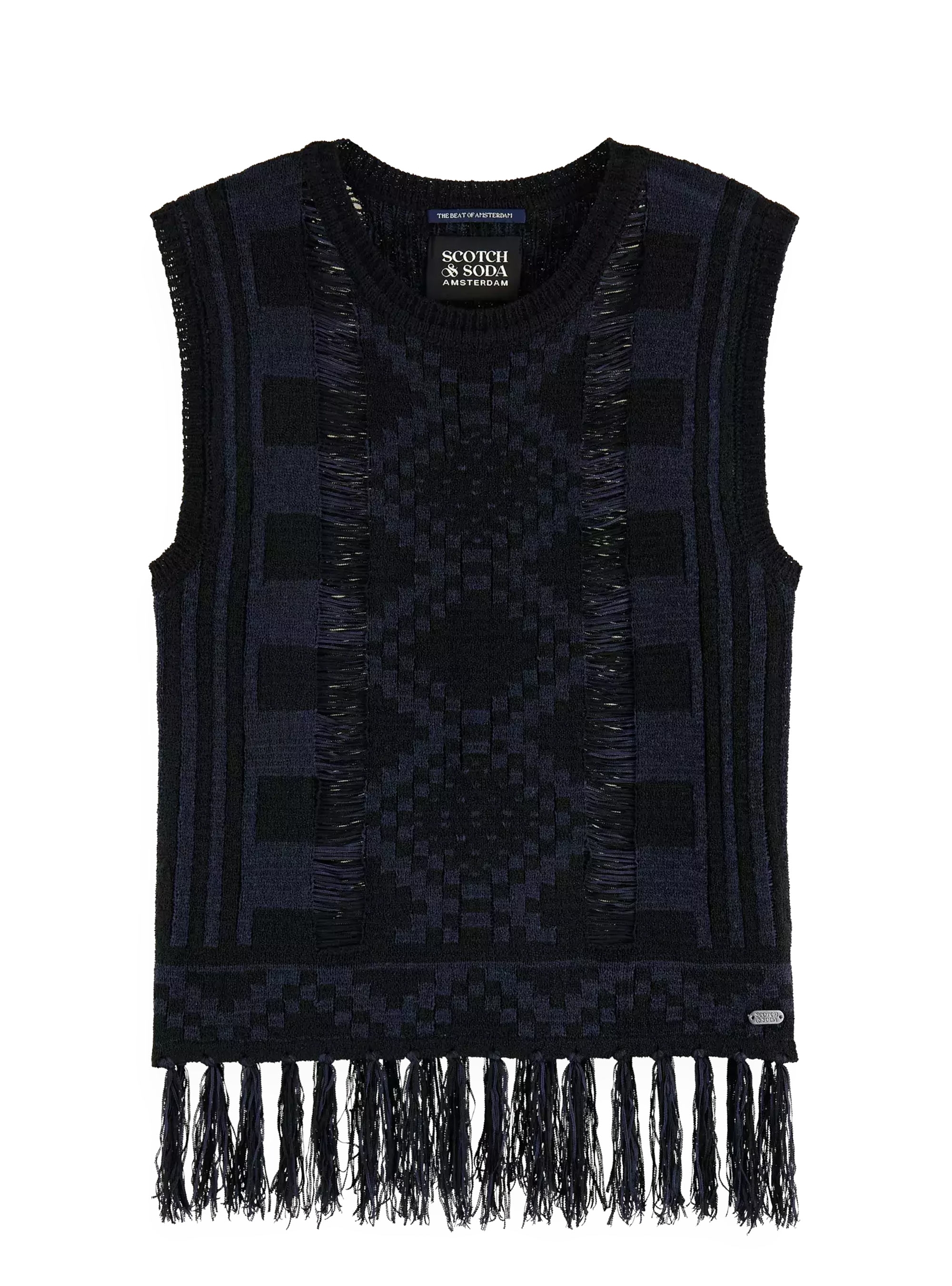 Scotch & Soda Knitted Tank Top - Navy
