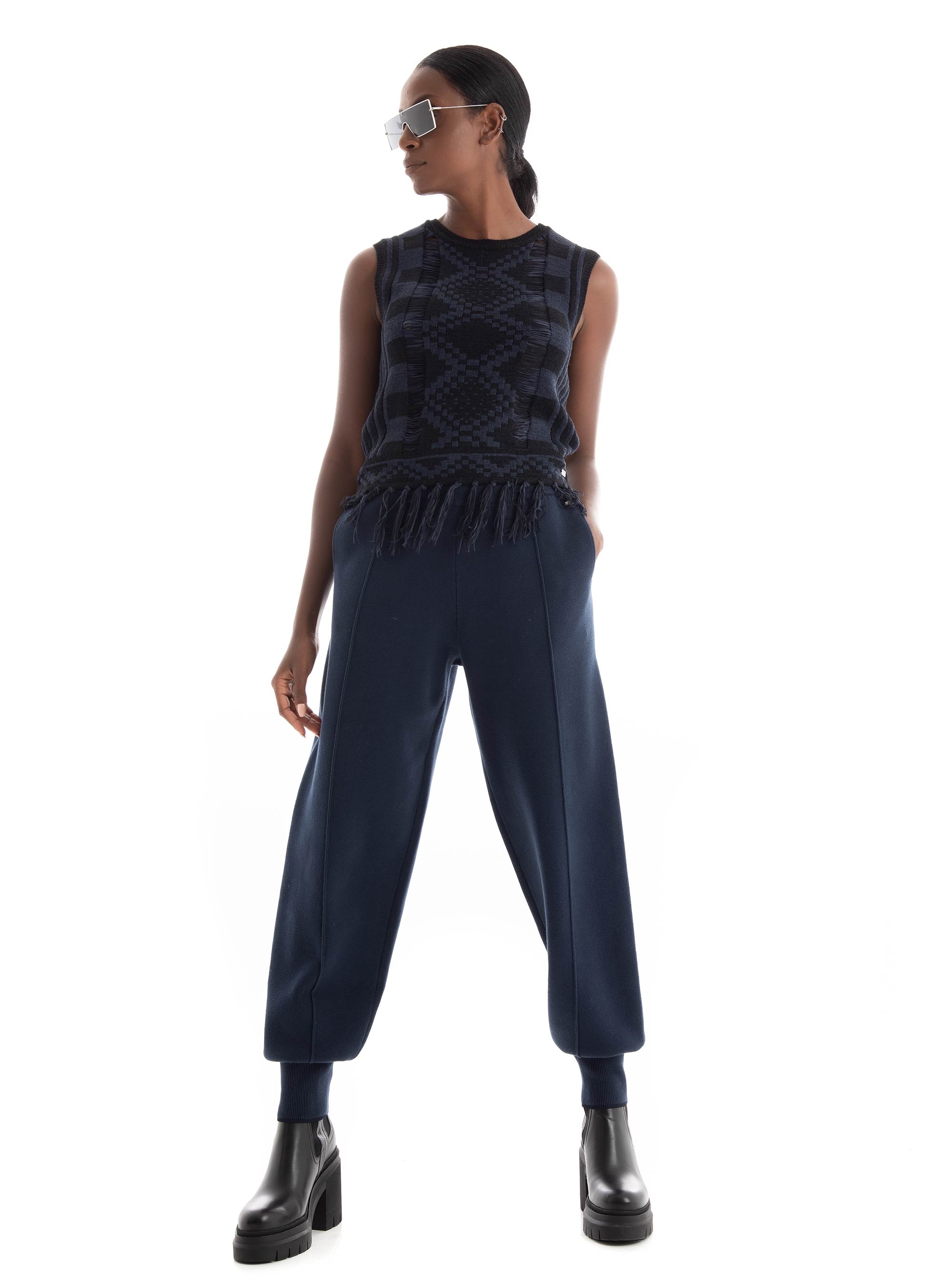 Scotch & Soda Knitted Tank Top - Navy