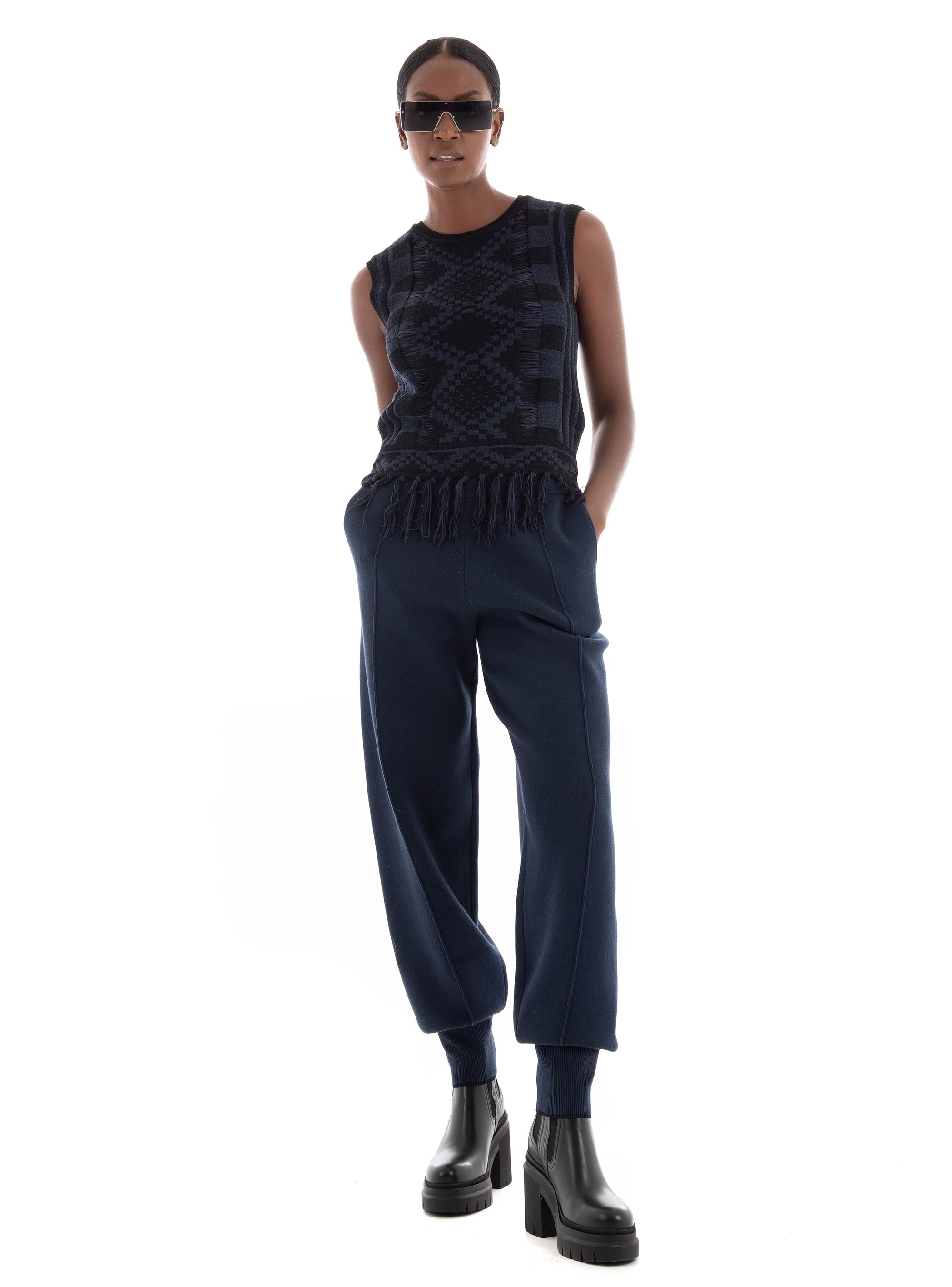 Scotch & Soda Knitted Tank Top - Navy