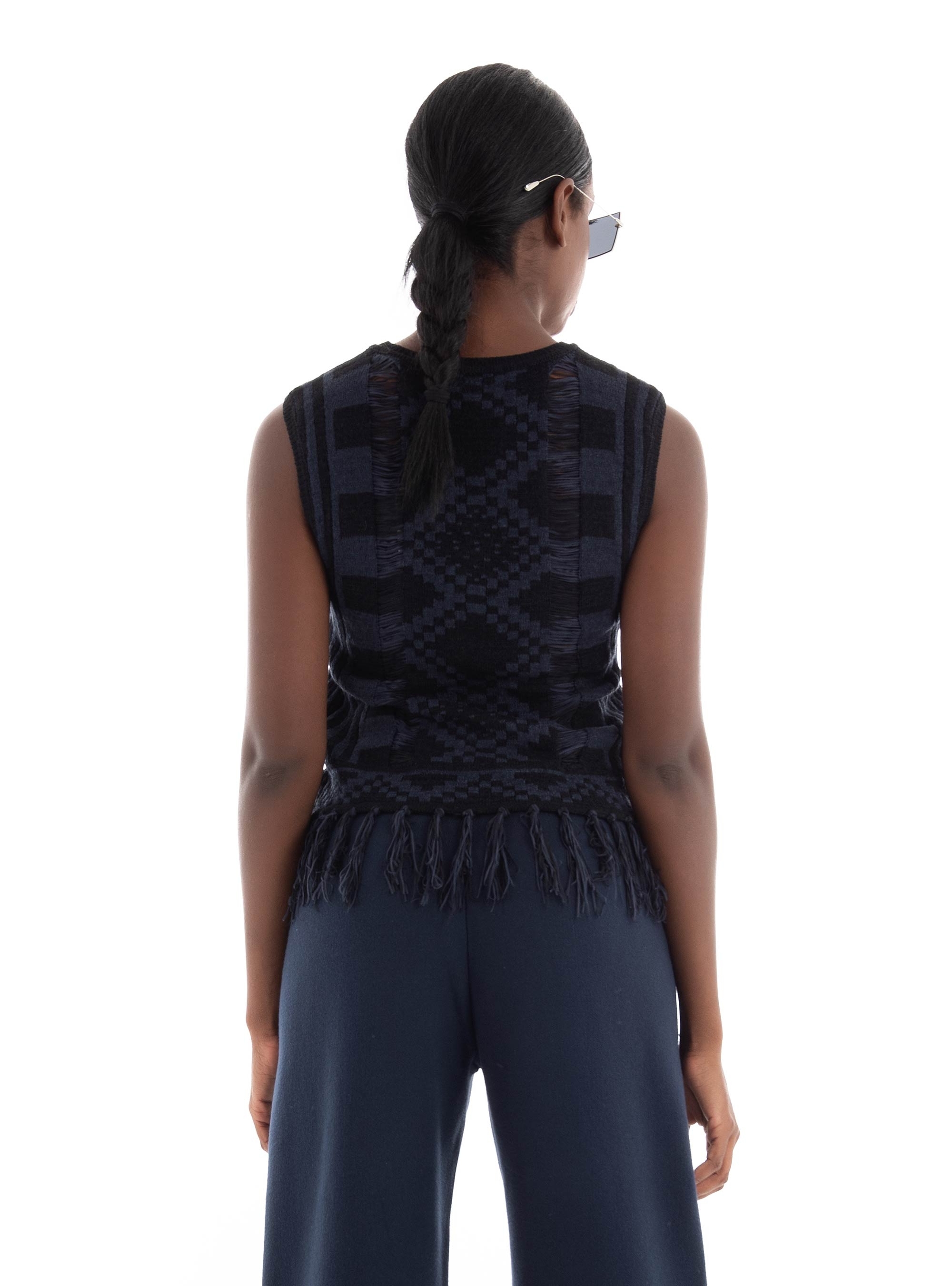 Scotch & Soda Knitted Tank Top - Navy