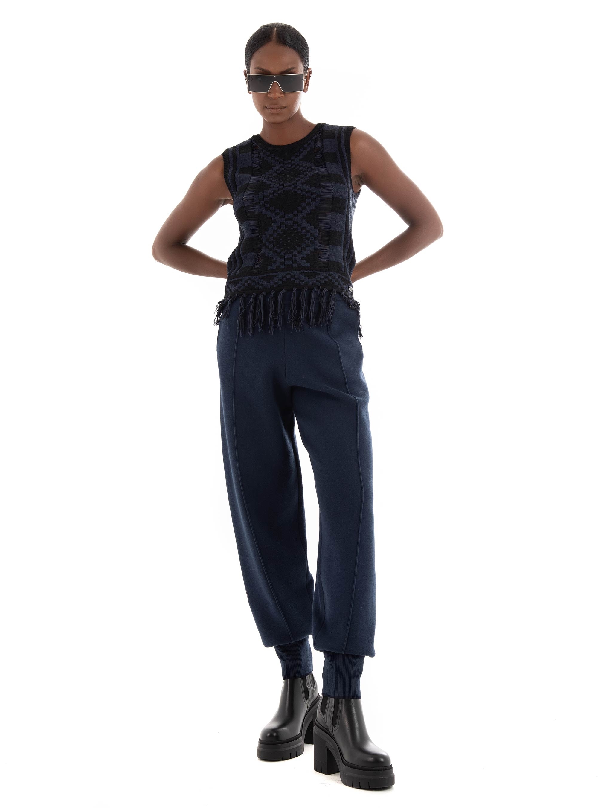 Scotch & Soda Knitted Tank Top - Navy
