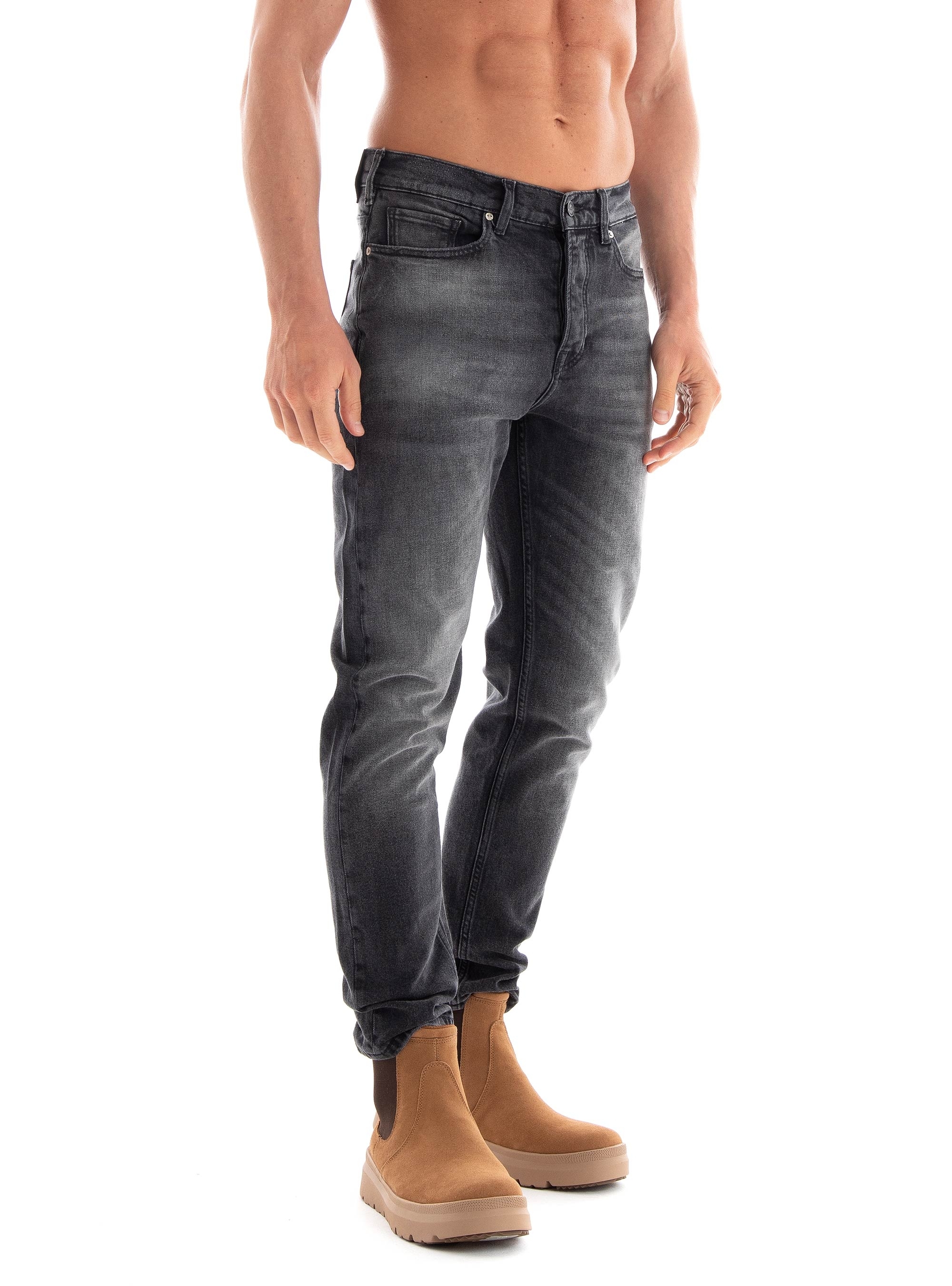 Scotch & Soda Drop Tapered Fit Jeans - Grey