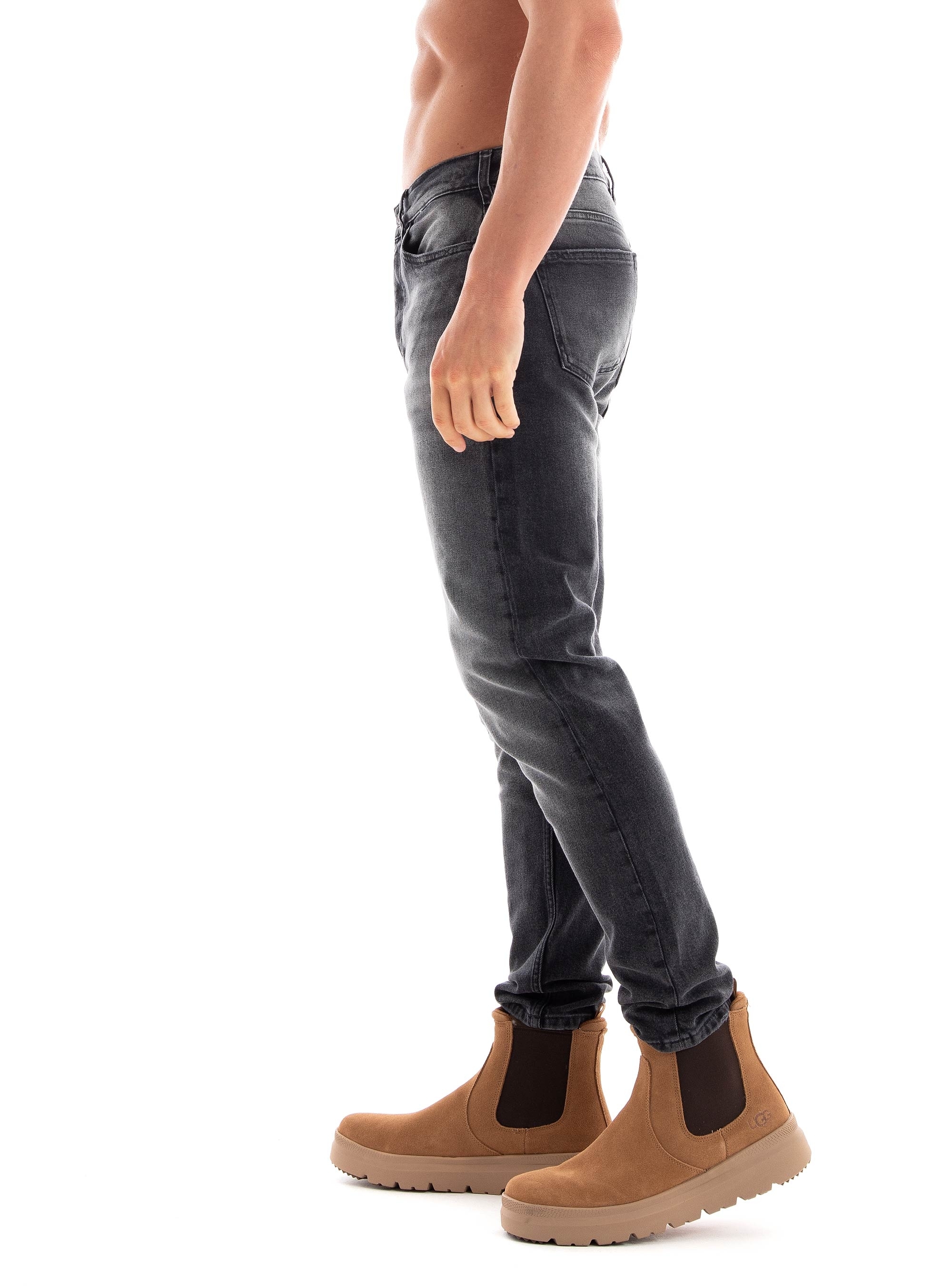 Scotch & Soda Drop Tapered Fit Jeans - Grey