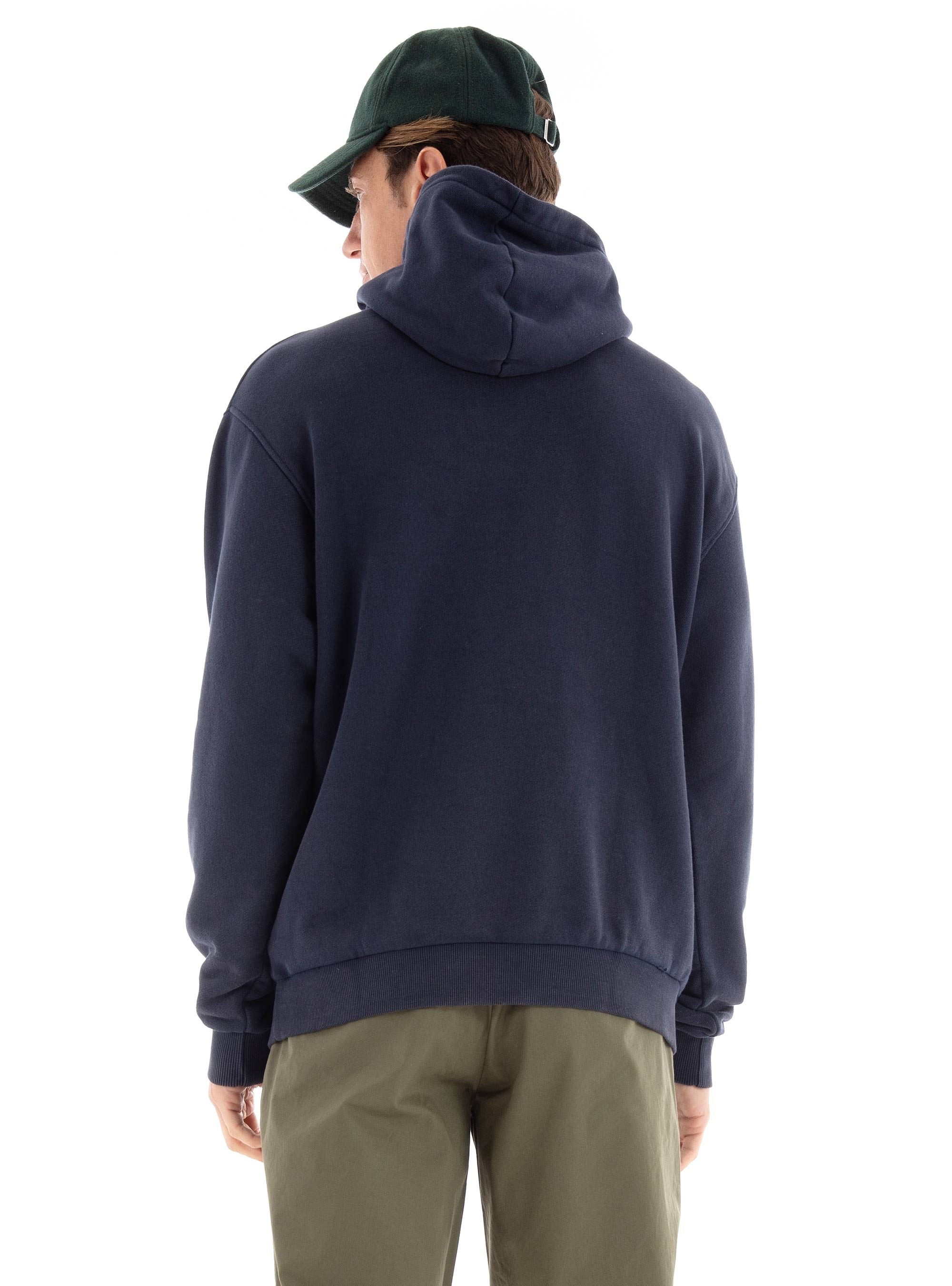 Les Deux Deacon Hoodie - Dark Blue