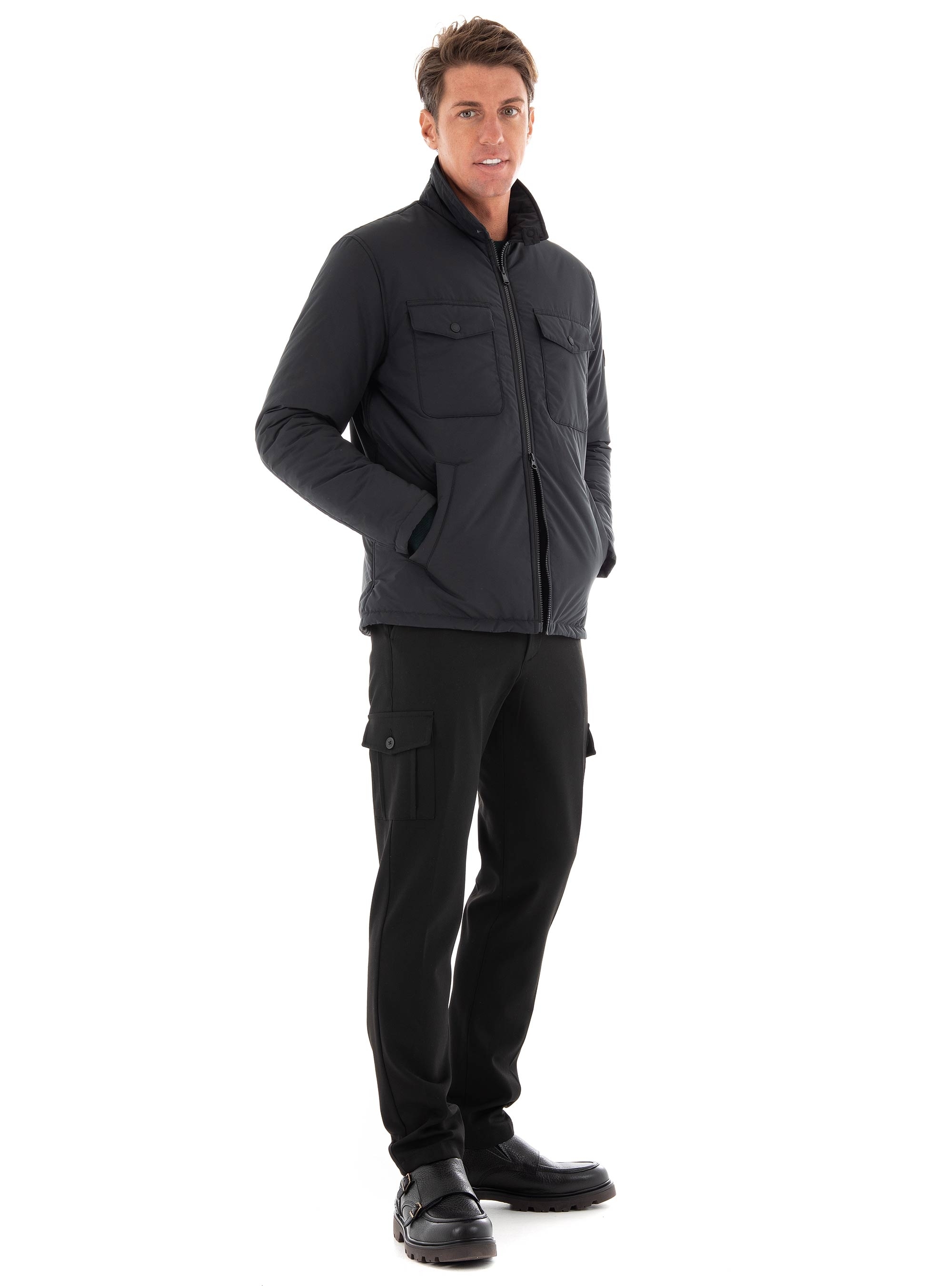 Les Deux Como Reg Cargo Suit Pants - Black