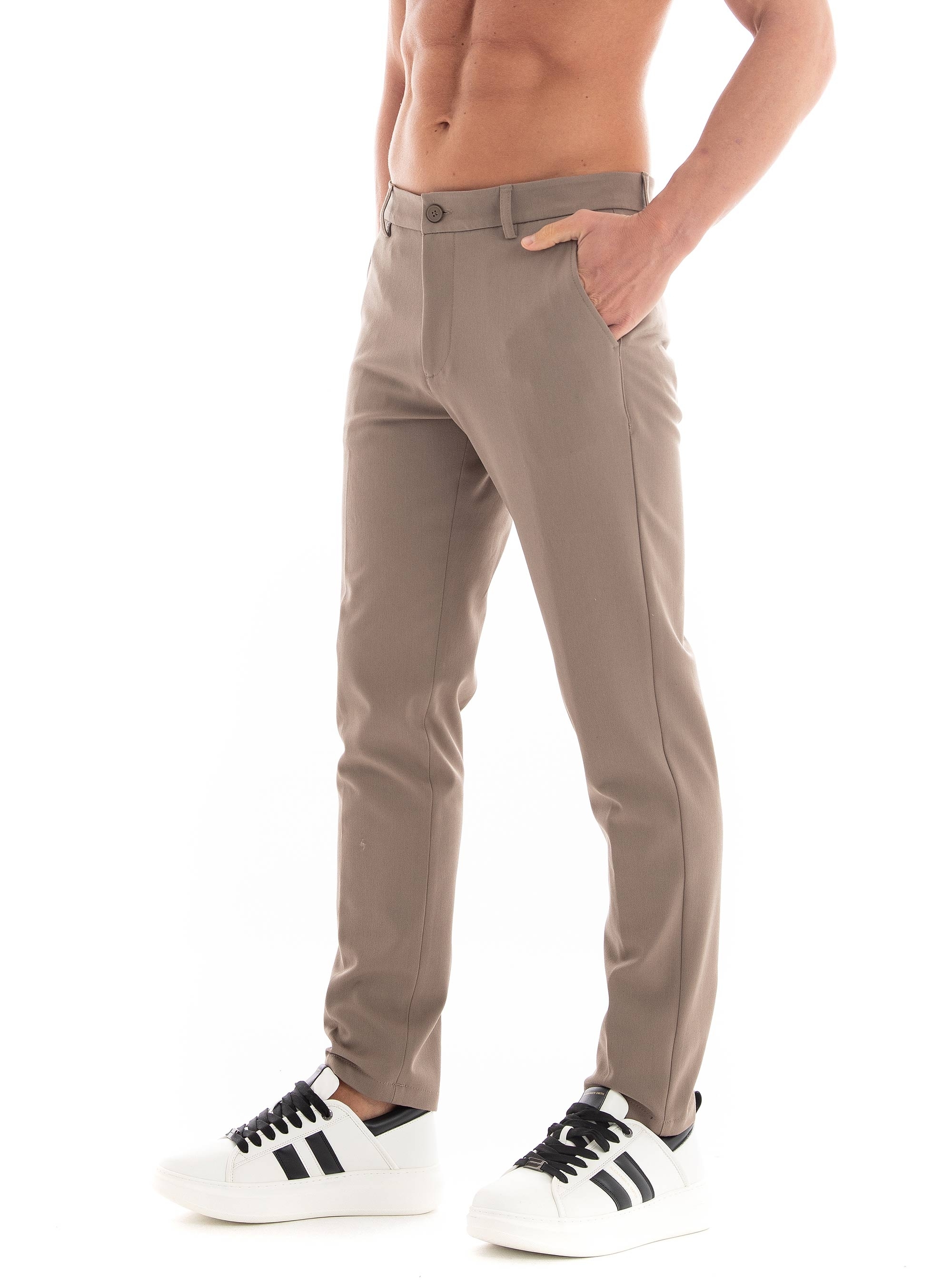 Les Deux Como Reg Suit Pants  - Grey
