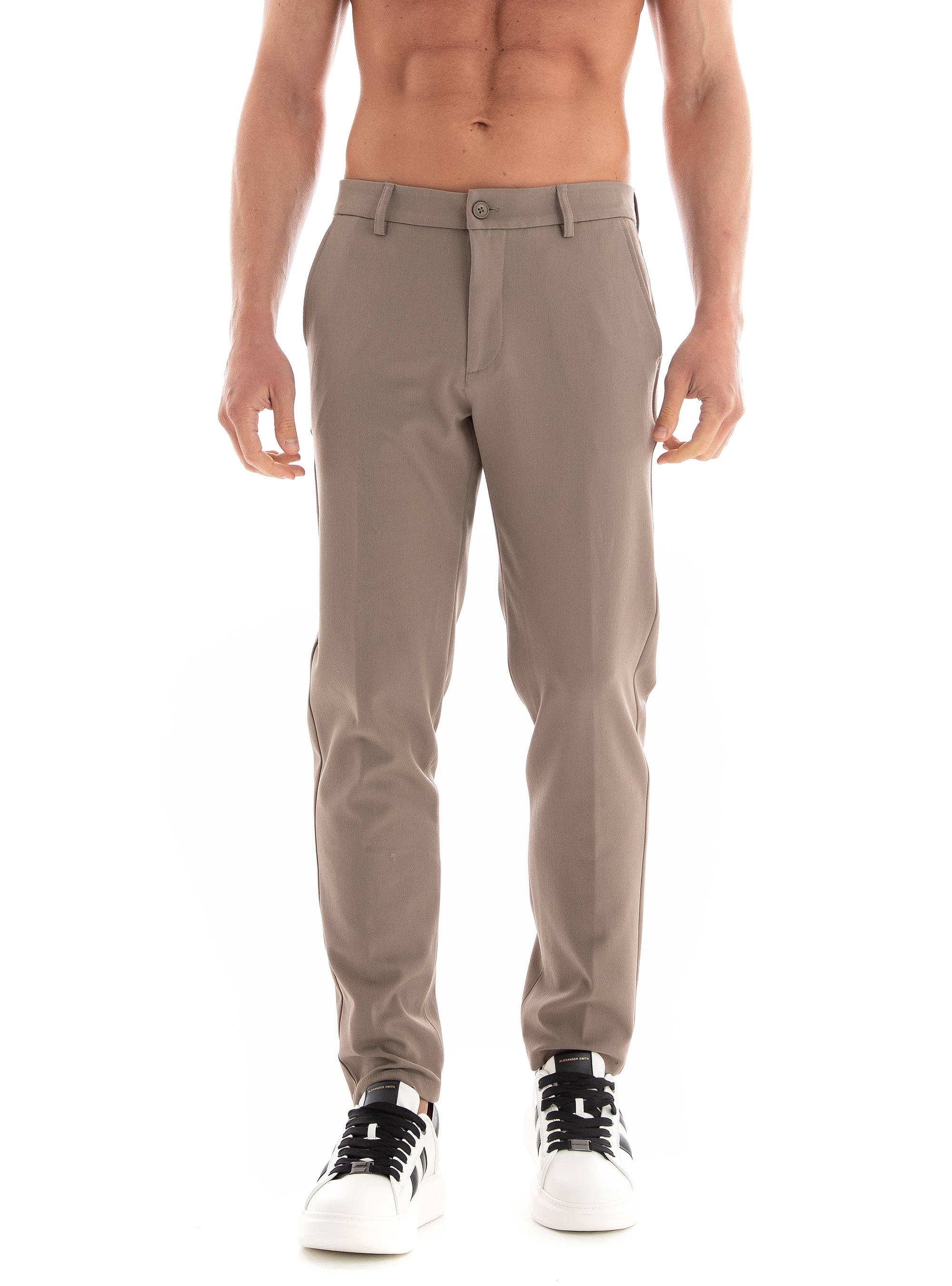 Les Deux Como Reg Suit Pants  - Grey