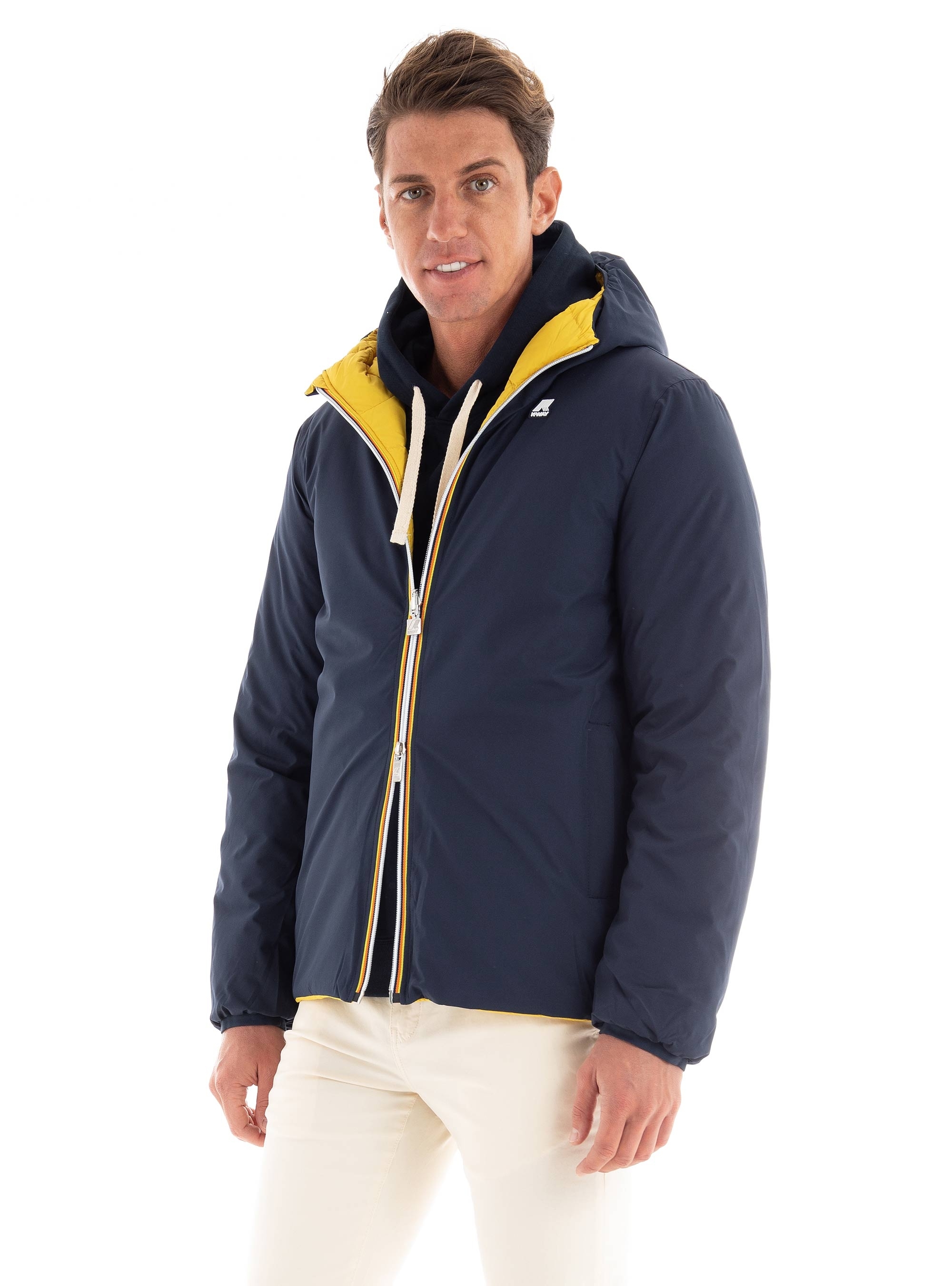 K-Way Jack Eco Stretch Thermo Reversible Jacket - Blue