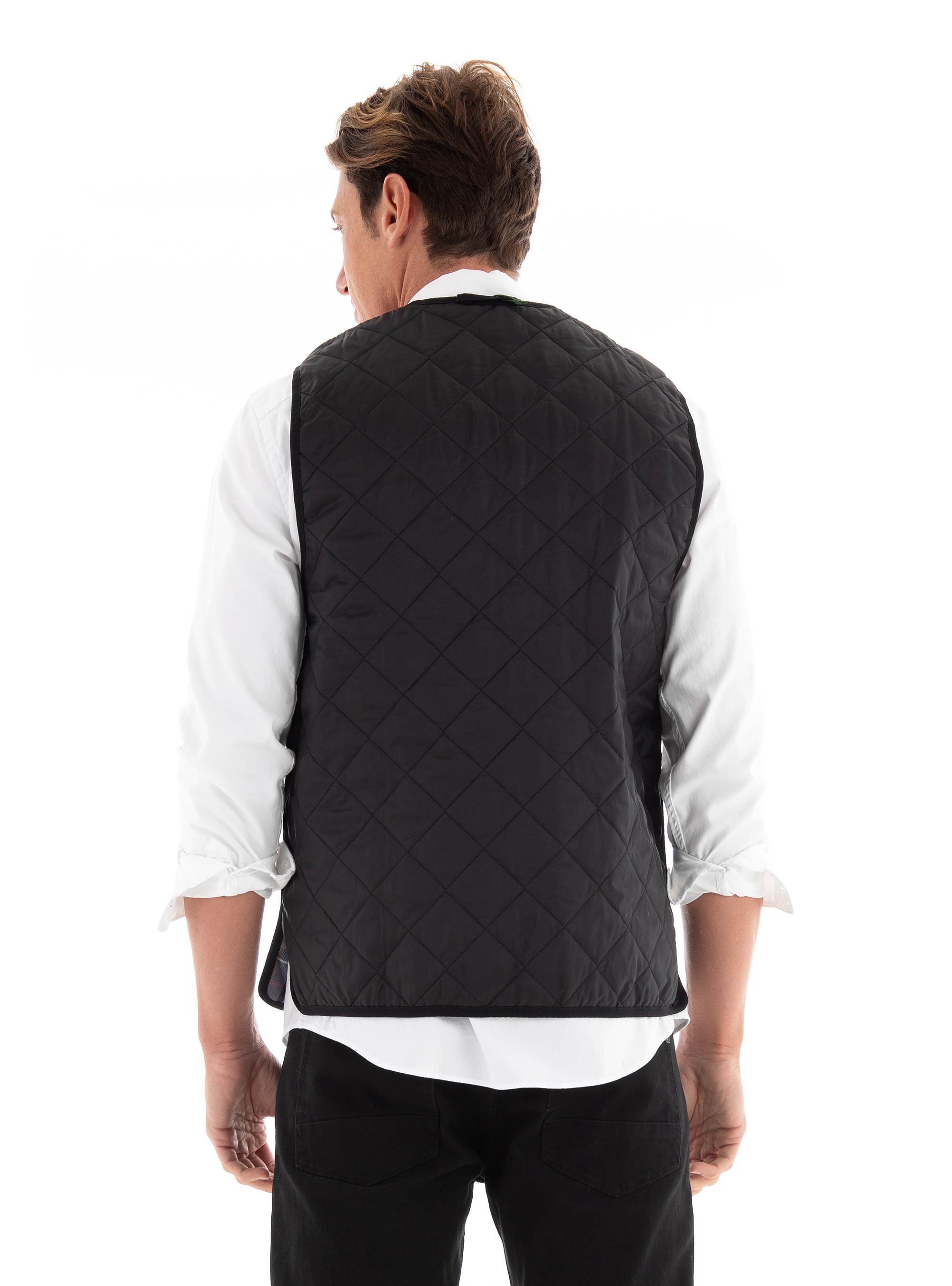 Barbour Quilted Waistcoat/Zip-In Liner - Black