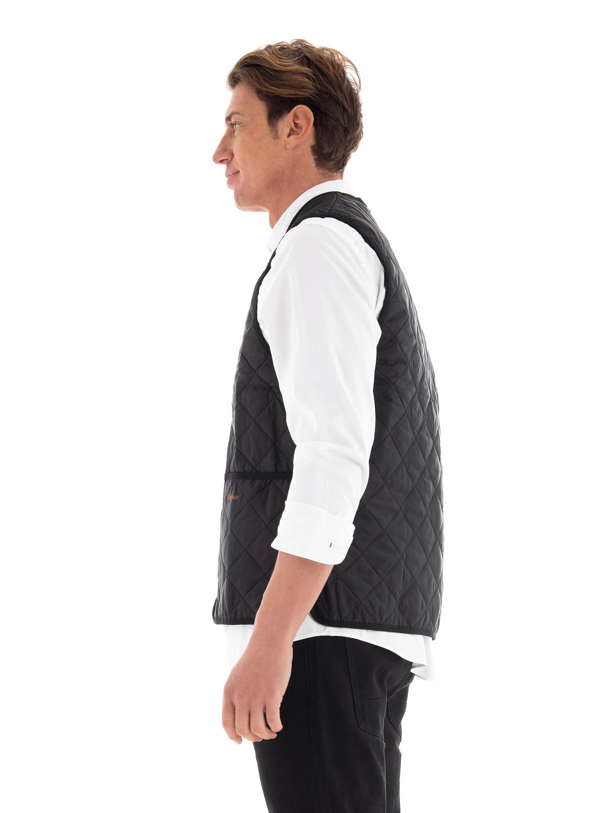 Barbour Quilted Waistcoat/Zip-In Liner - Black