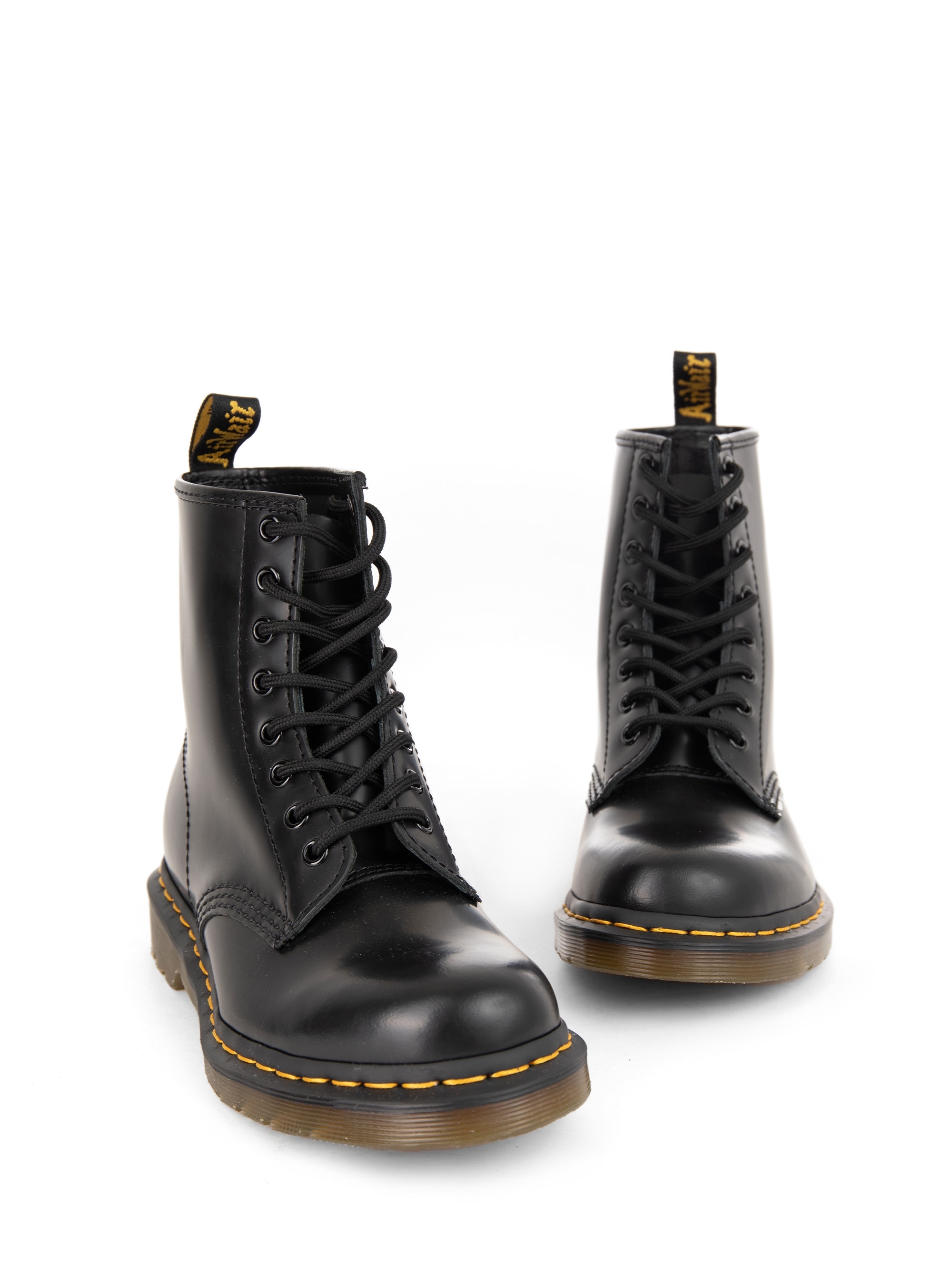 Dr Martens 1460 Smooth Leather Lace Up Boots - Black