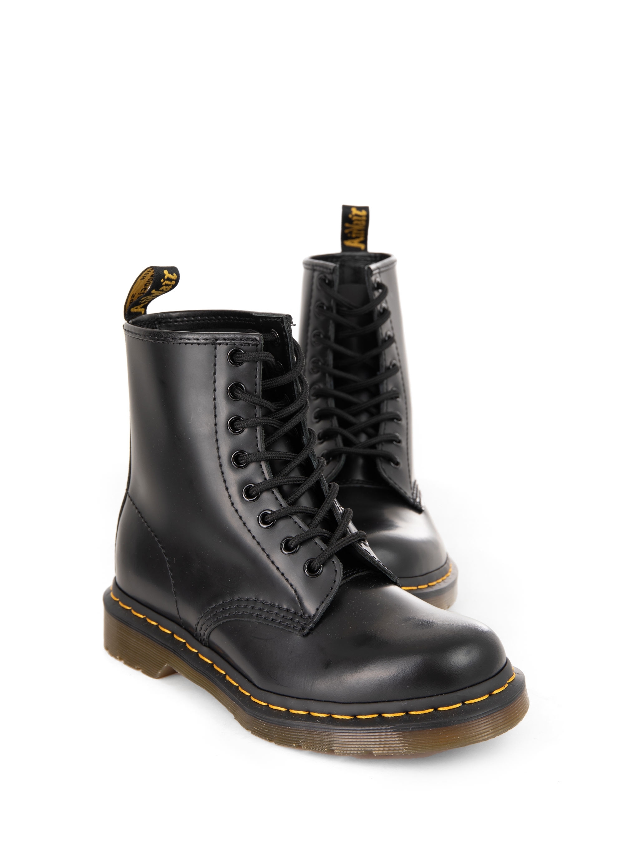 Dr Martens 1460 Smooth Leather Lace Up Boots - Black