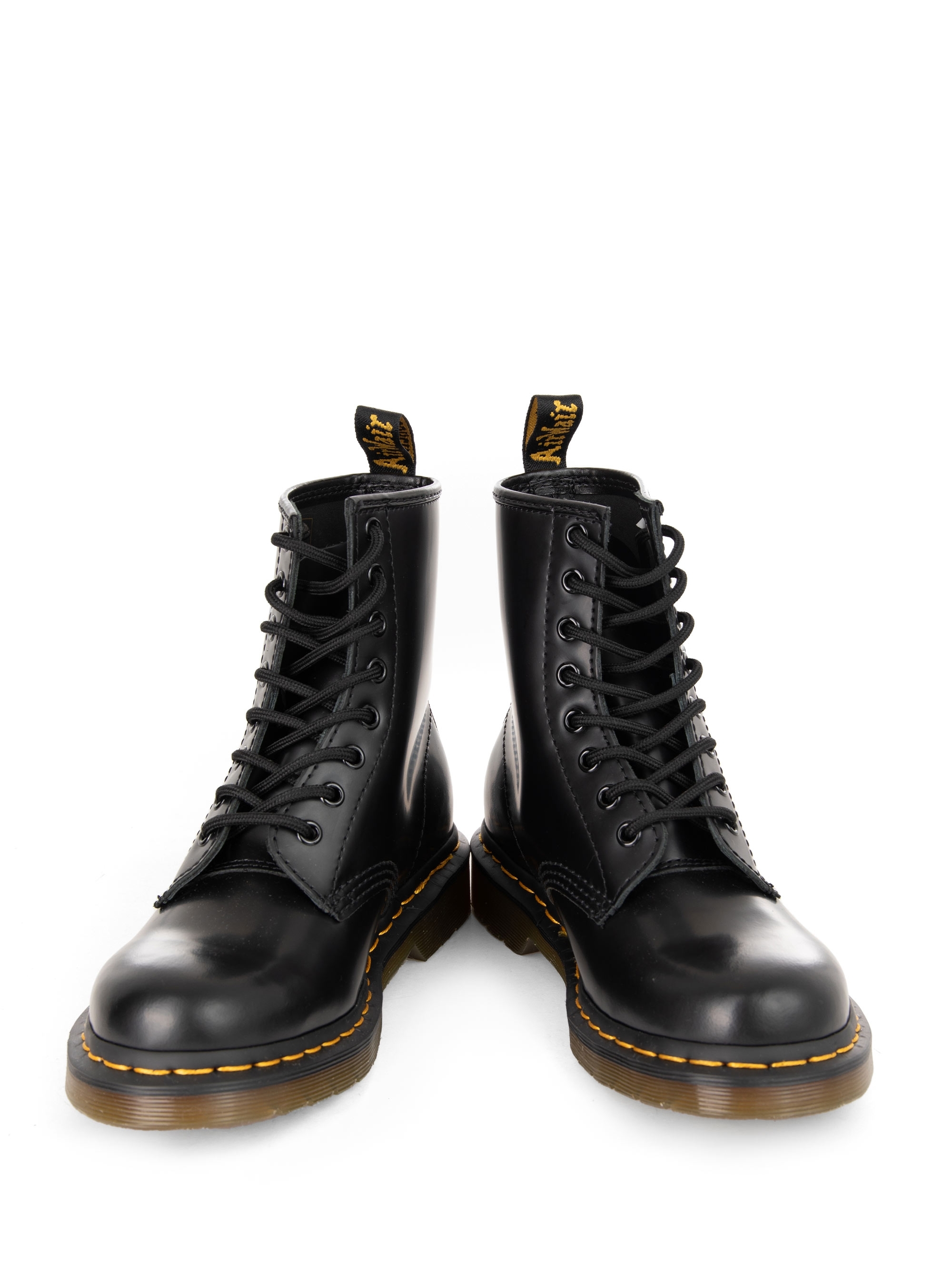 Dr Martens 1460 Smooth Leather Lace Up Boots - Black
