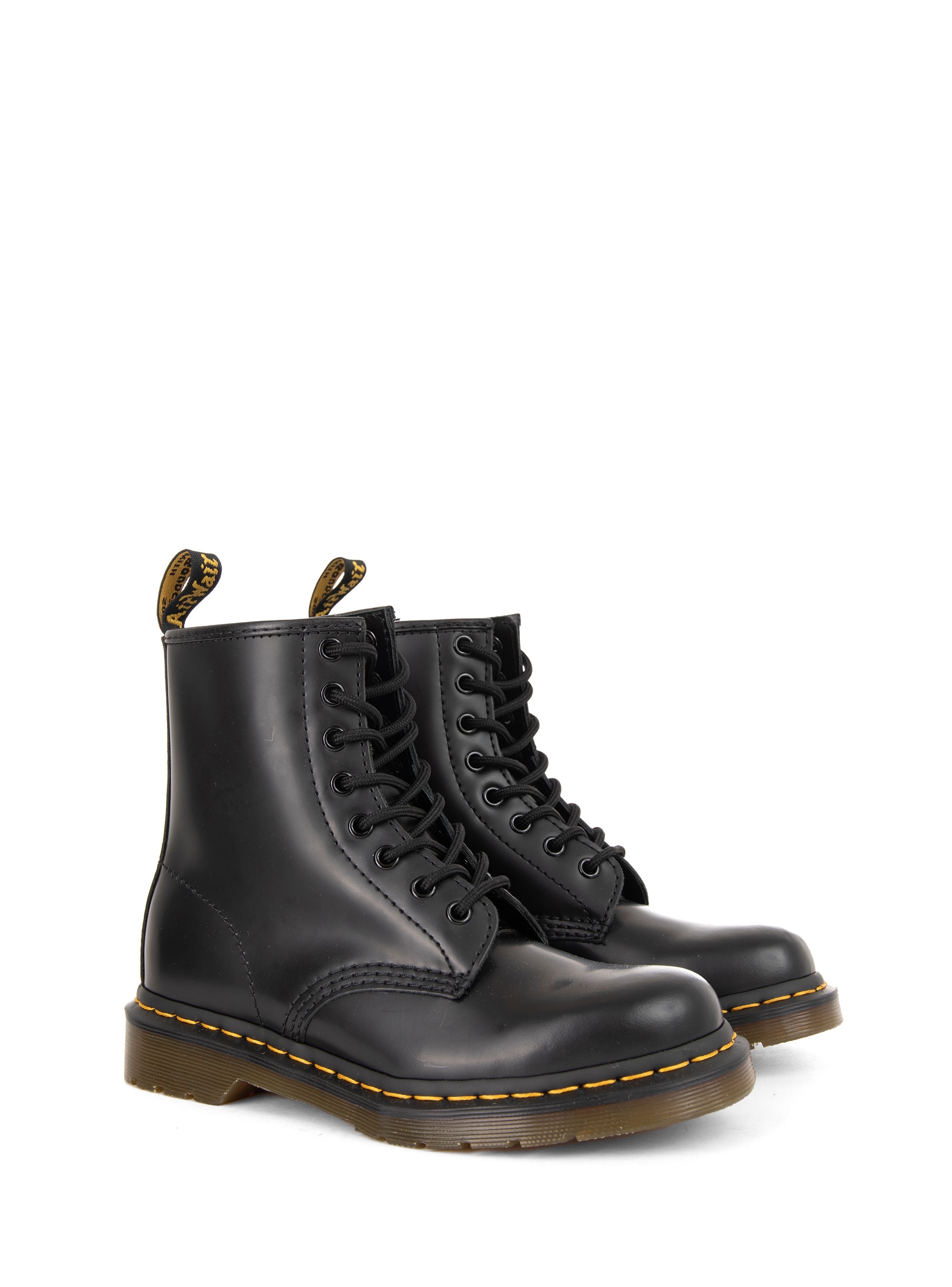 Dr Martens 1460 Smooth Leather Lace Up Boots - Black