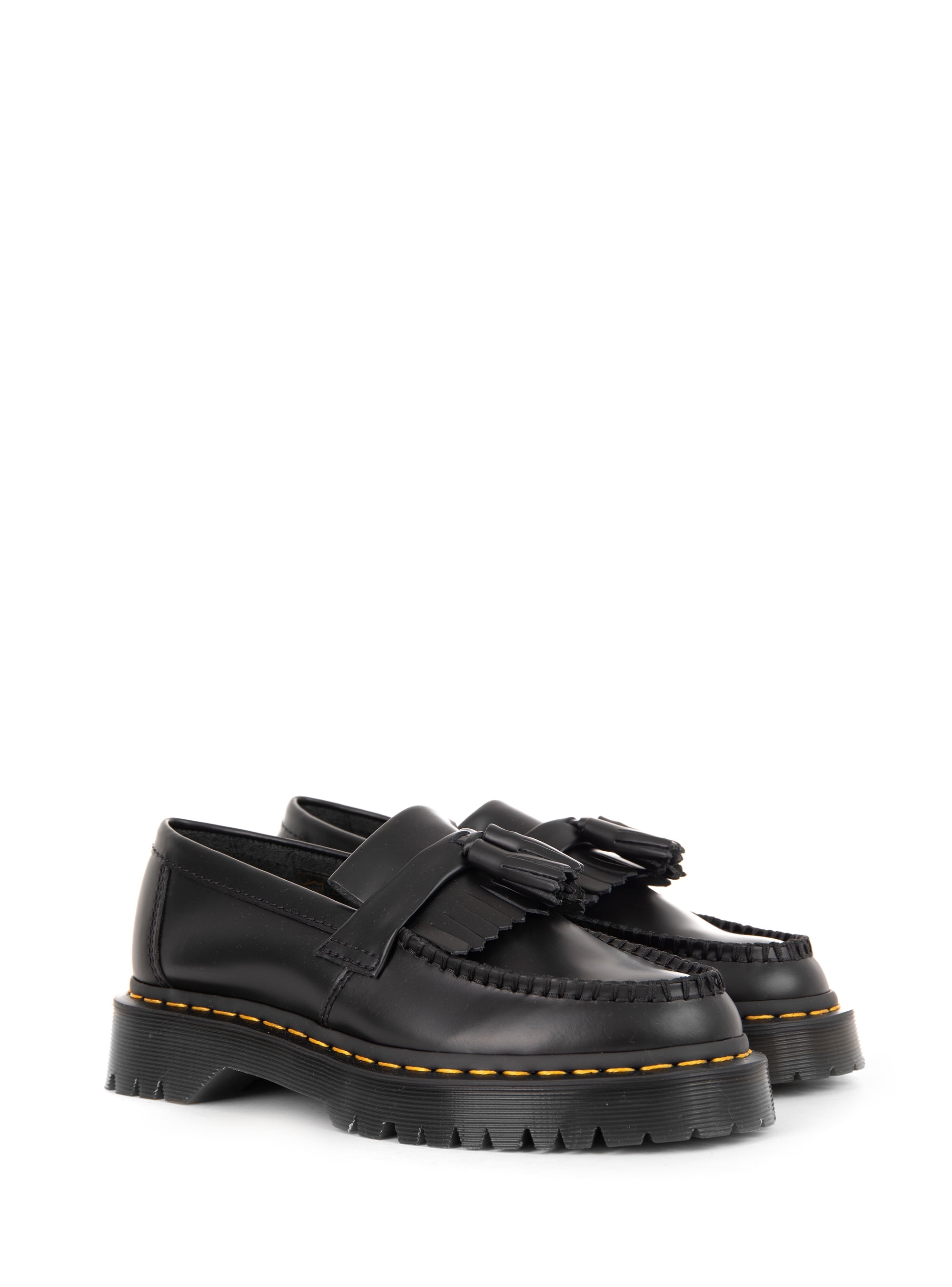 Dr Martens Adrian Bex Smooth Leather Tassel Loafers - Black