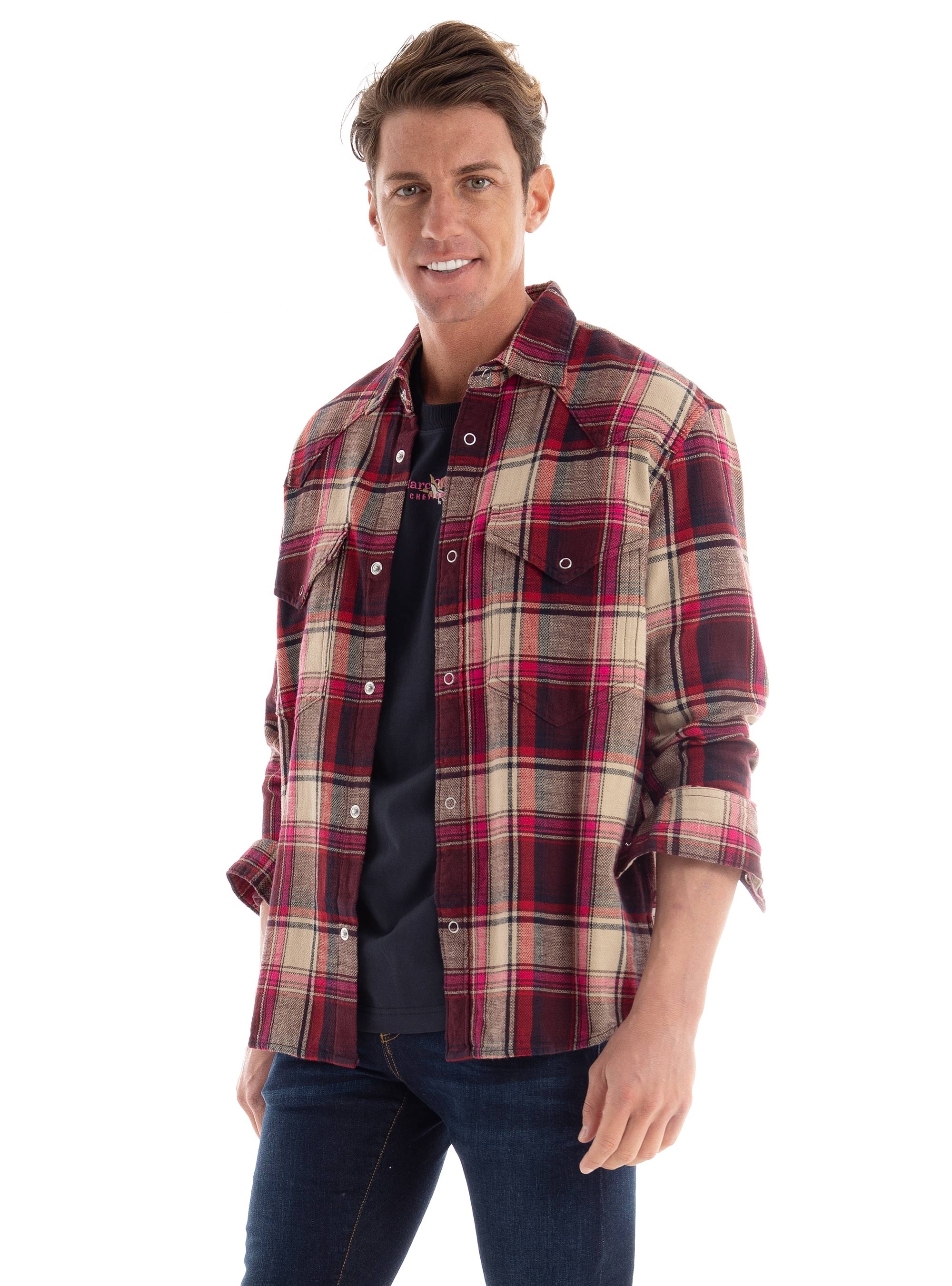 Marc O Polo X Chevignon Relaxed Fit Checkered Fit - Multi Colors