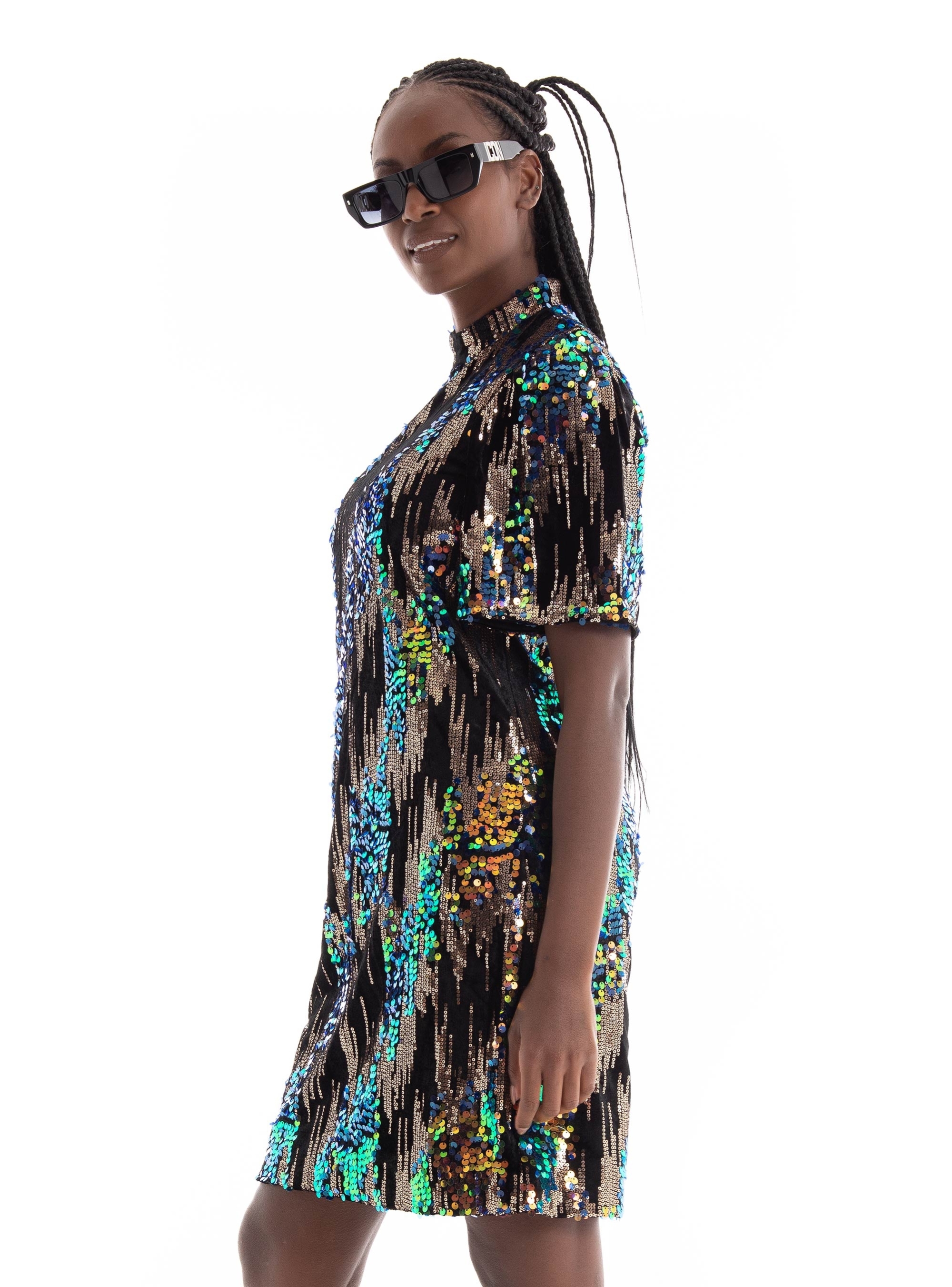 Vero Moda Sora 2/4 Short Dress - Black