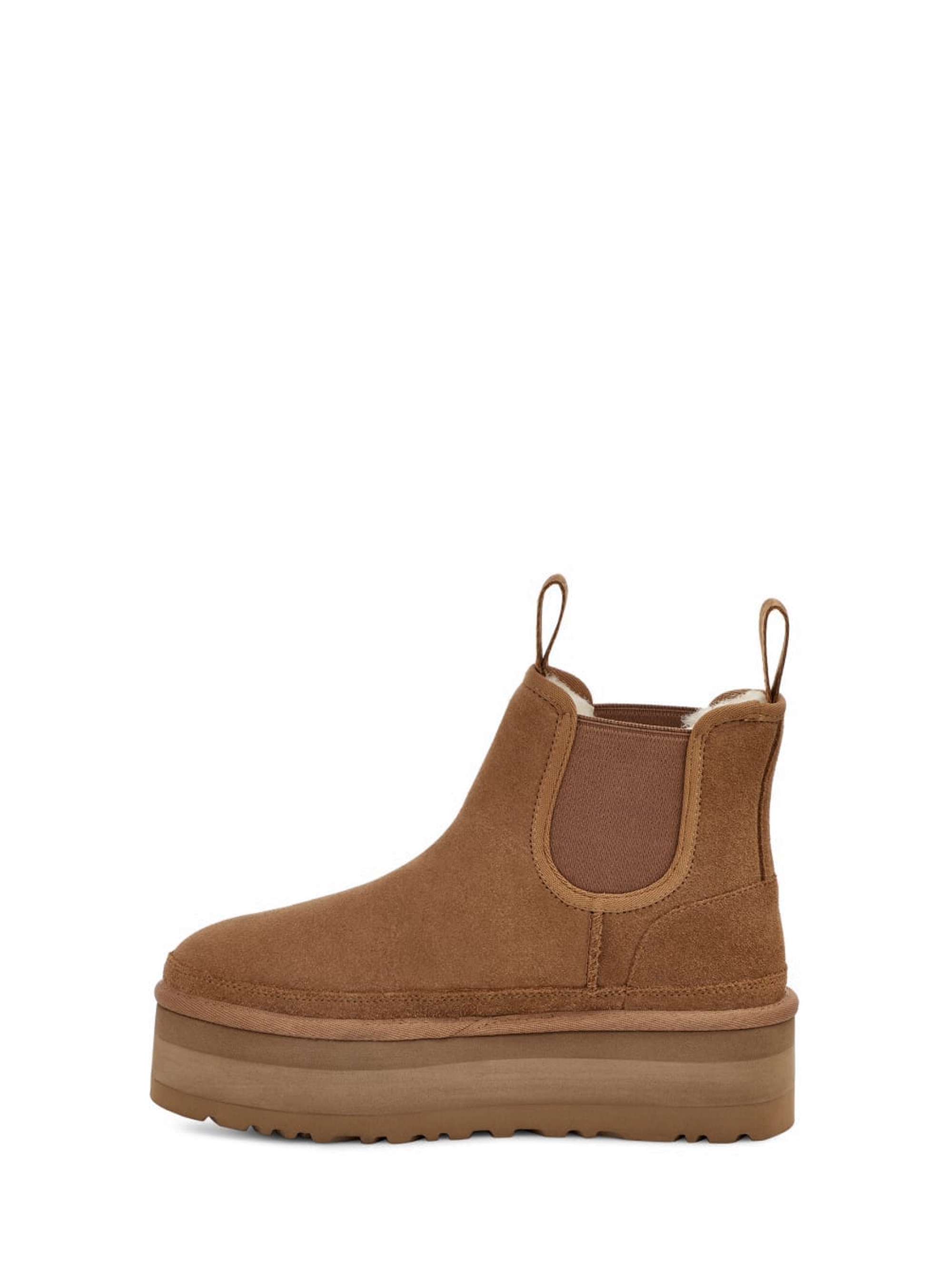 UGG Neumel Platform Chelsea Boots - Chestnut