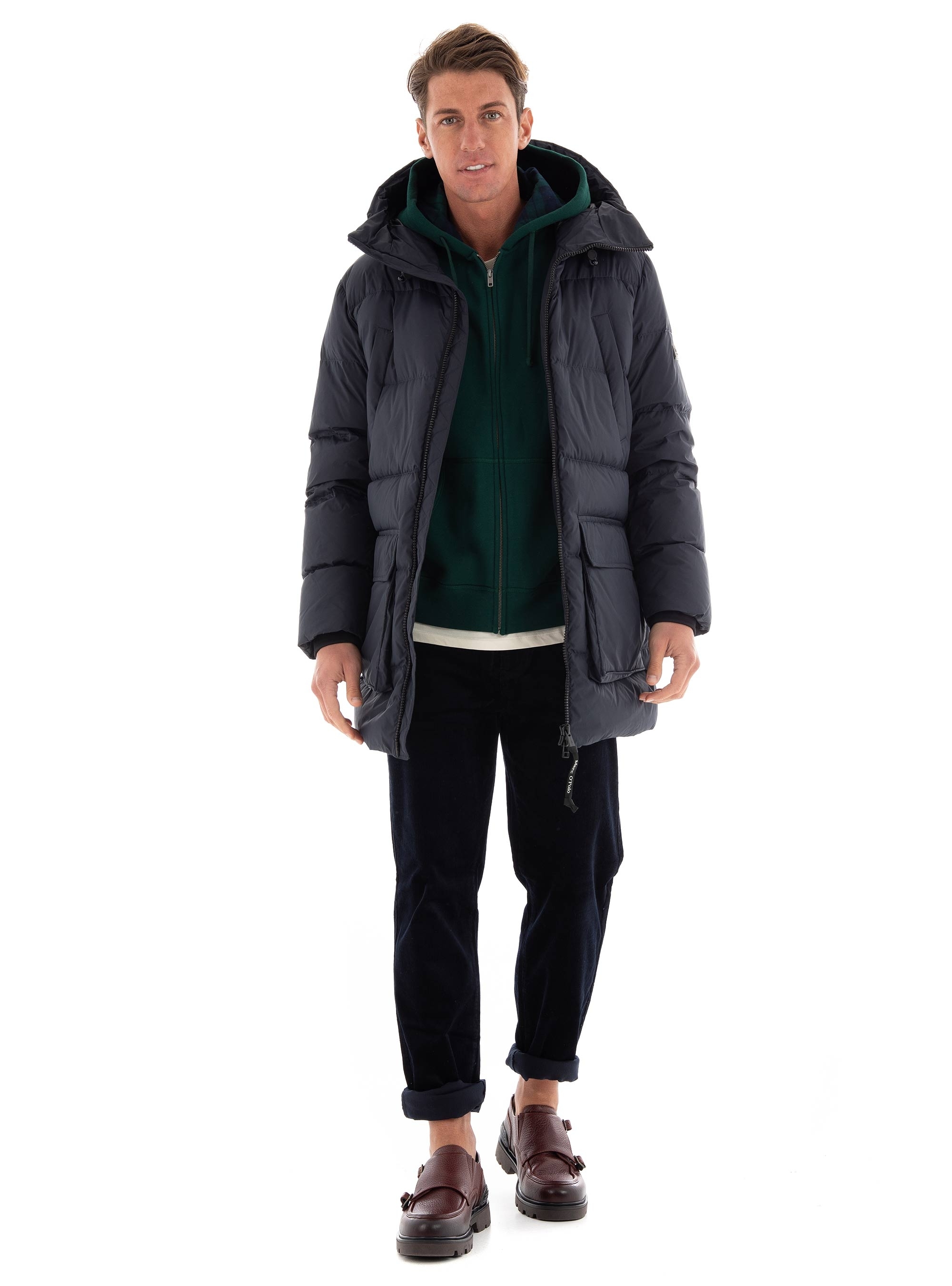 Gant Regular Fit Corduroy Pants - Navy