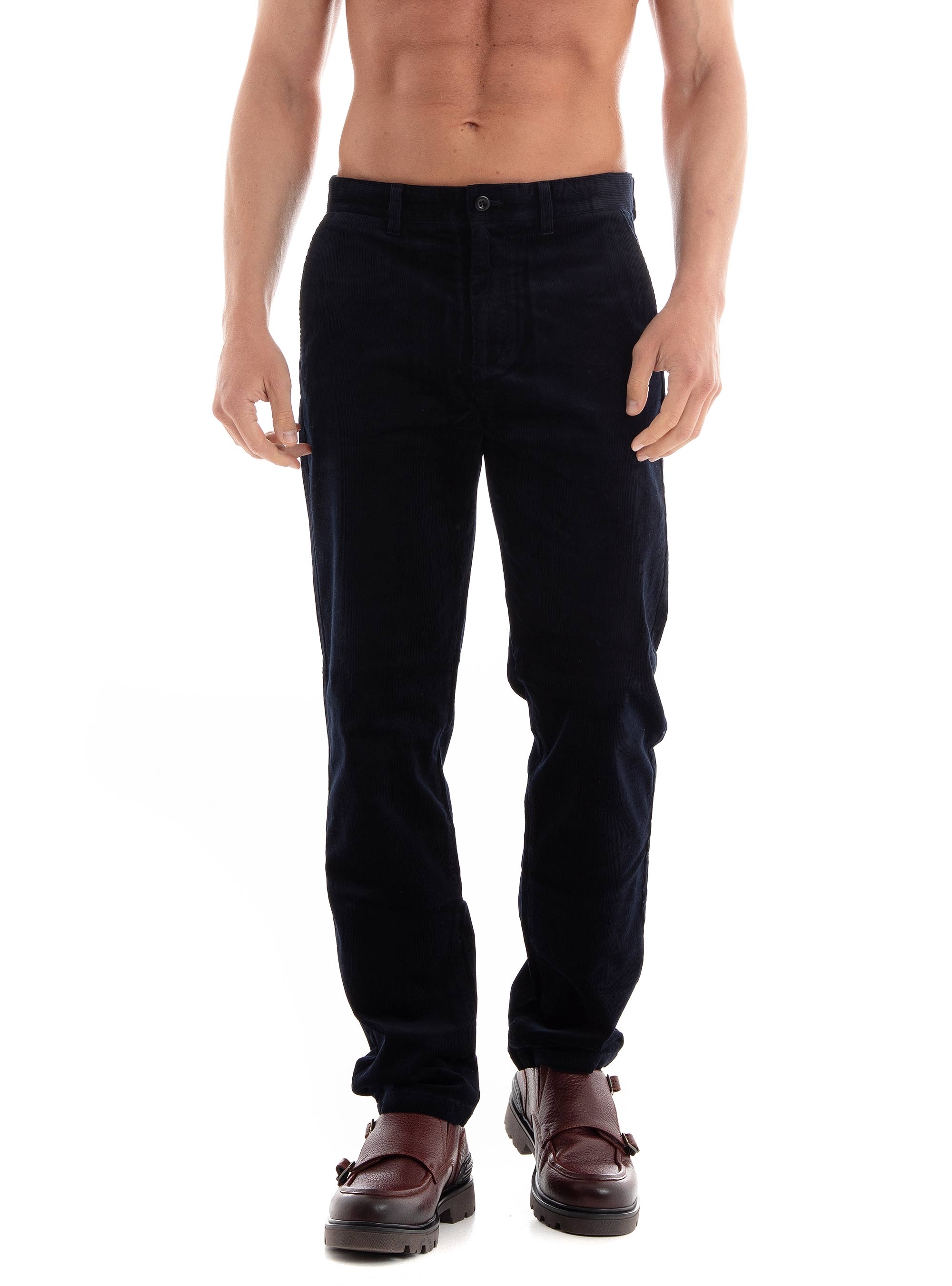 Gant Regular Fit Corduroy Pants - Navy