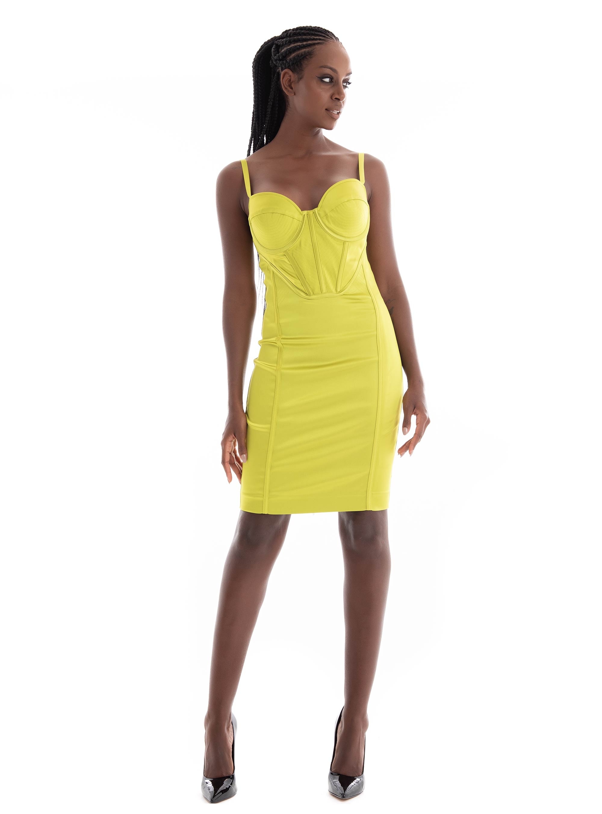 Guess Marciano Bodycon Mini Dress Foxy - Lime