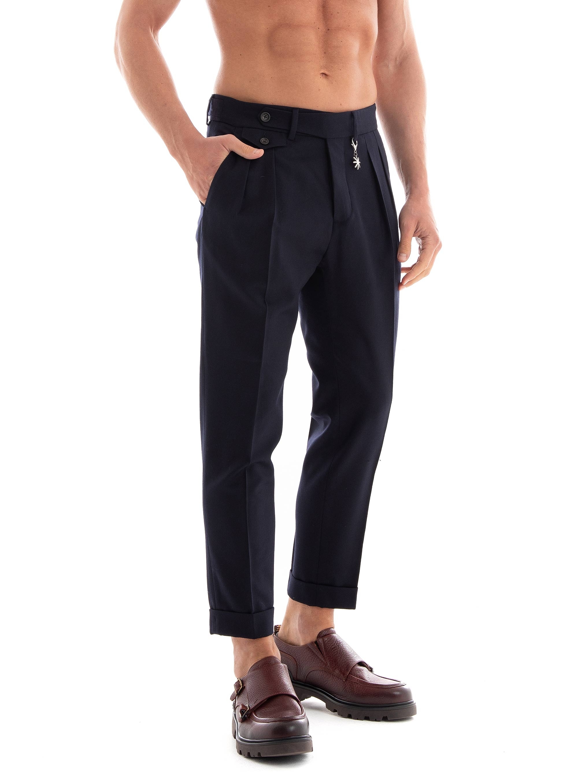 Manuel Ritz Pants - Navy