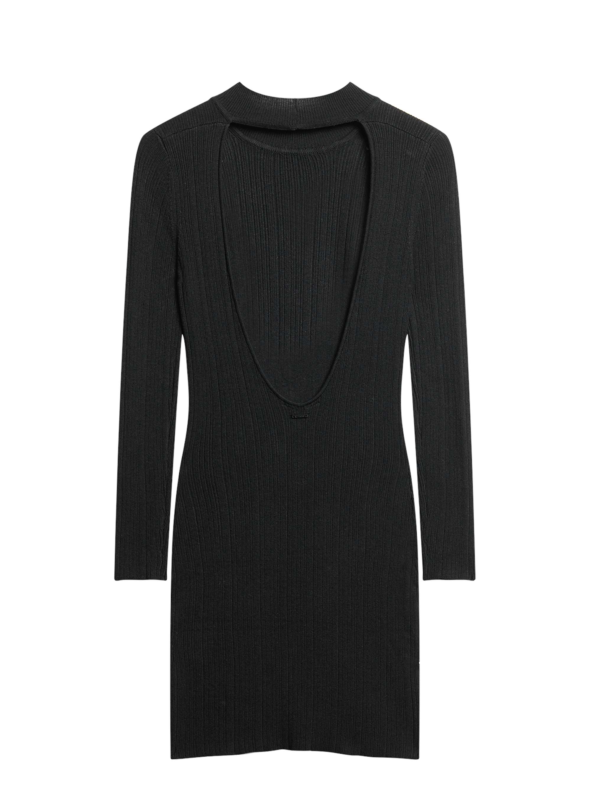 Superdry Backless Bodycon Mini Dress - Black