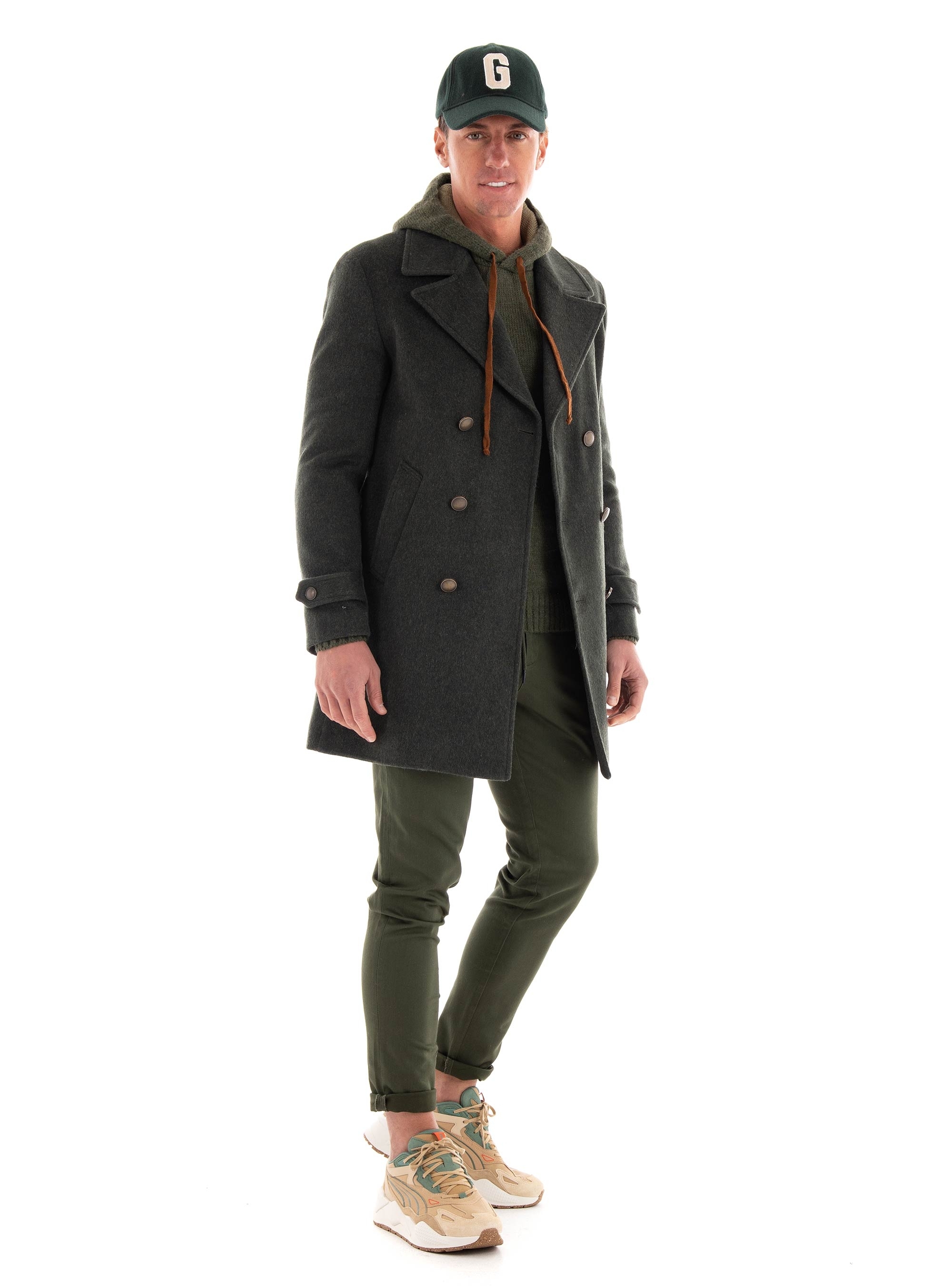 Dstrezzed Lancaster Tapered Jogger Twill Knit - Dark Olive Green