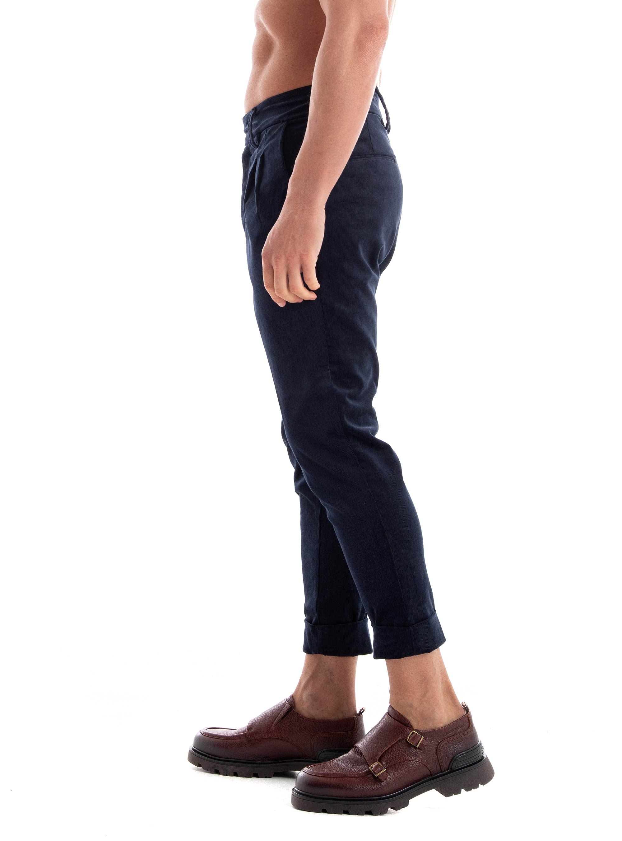 Paul Miranda Corduroy Pants - Navy