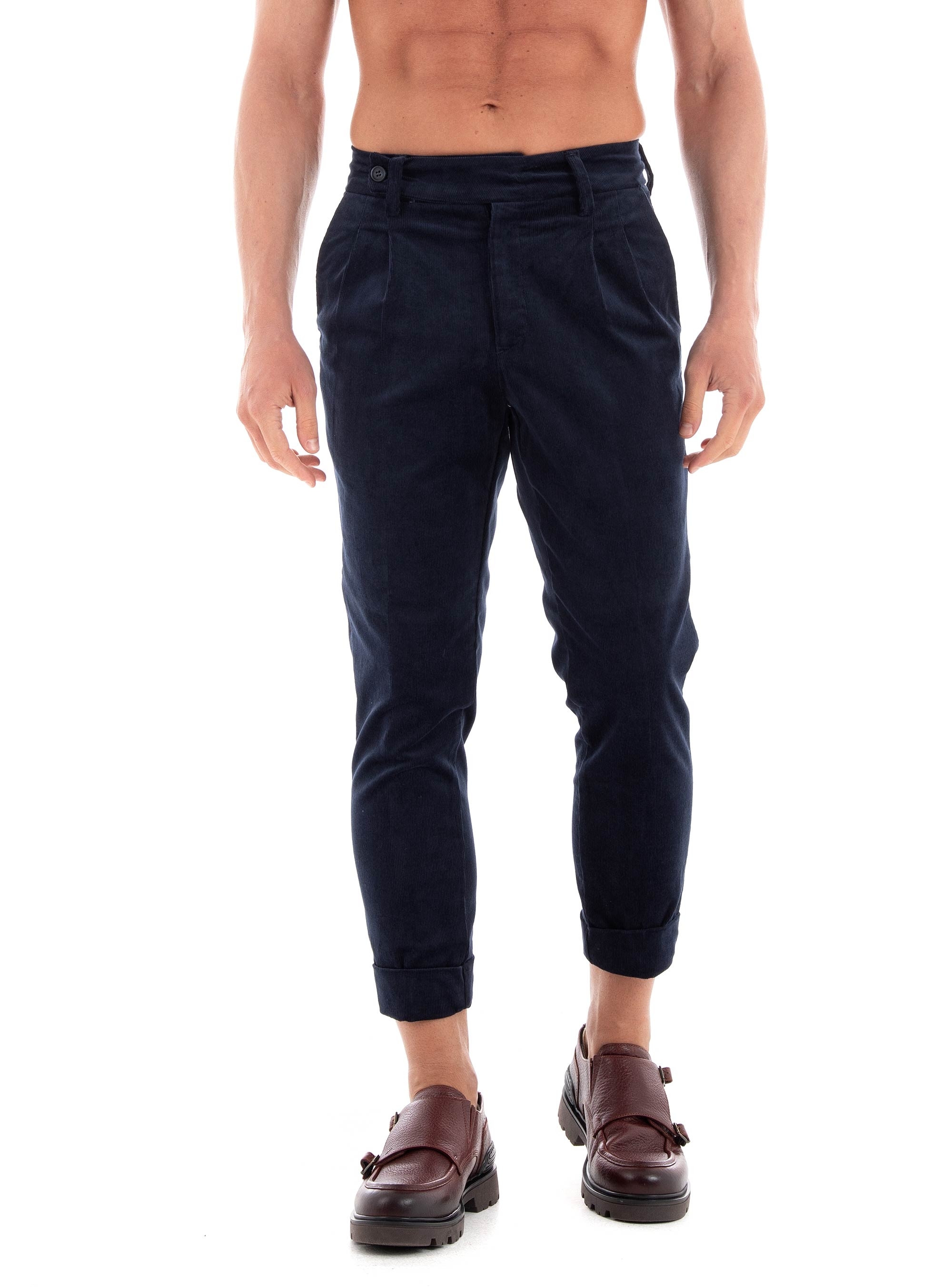 Paul Miranda Corduroy Pants - Navy