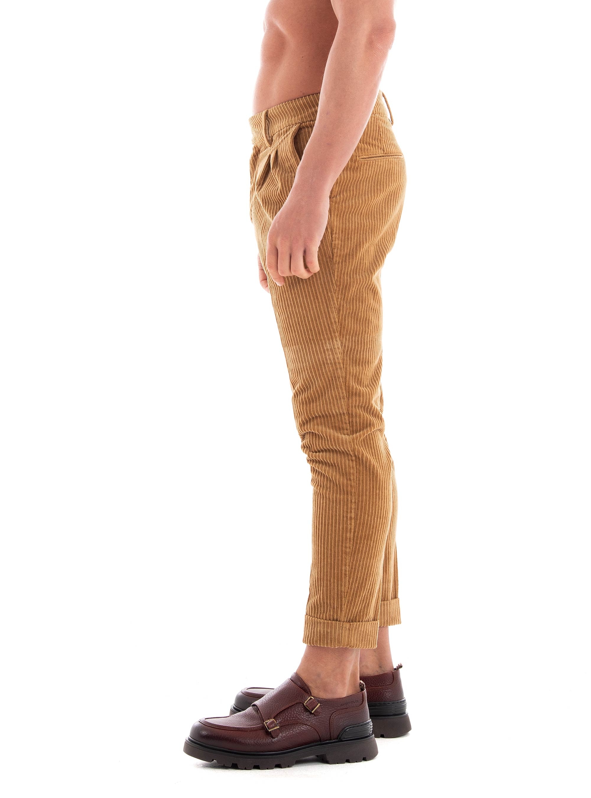 Paul Miranda Corduroy Pants - Dark Beige