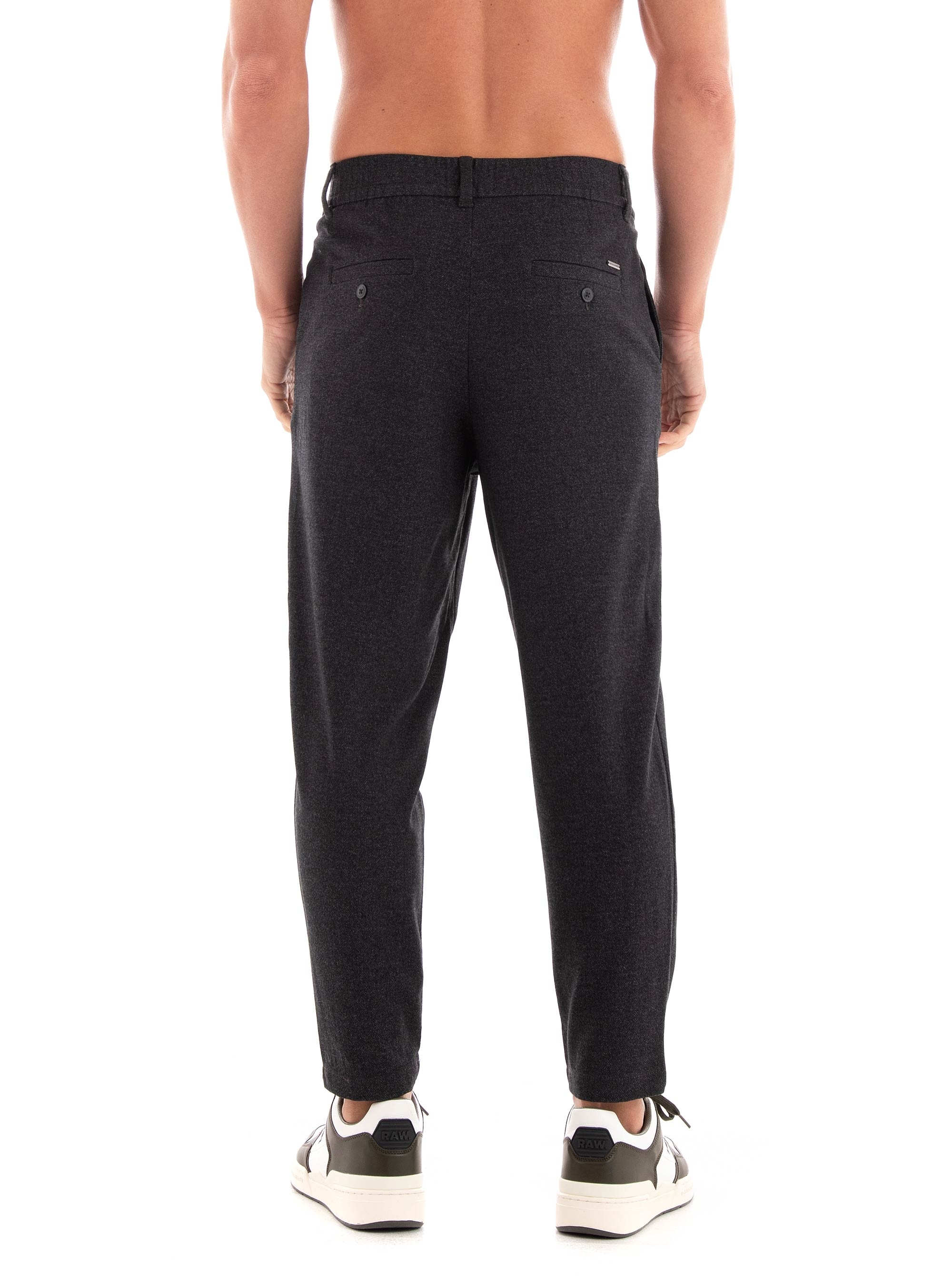 Jack & Jones Karl Reese Tapered Winter Chino Pants - Dark Grey