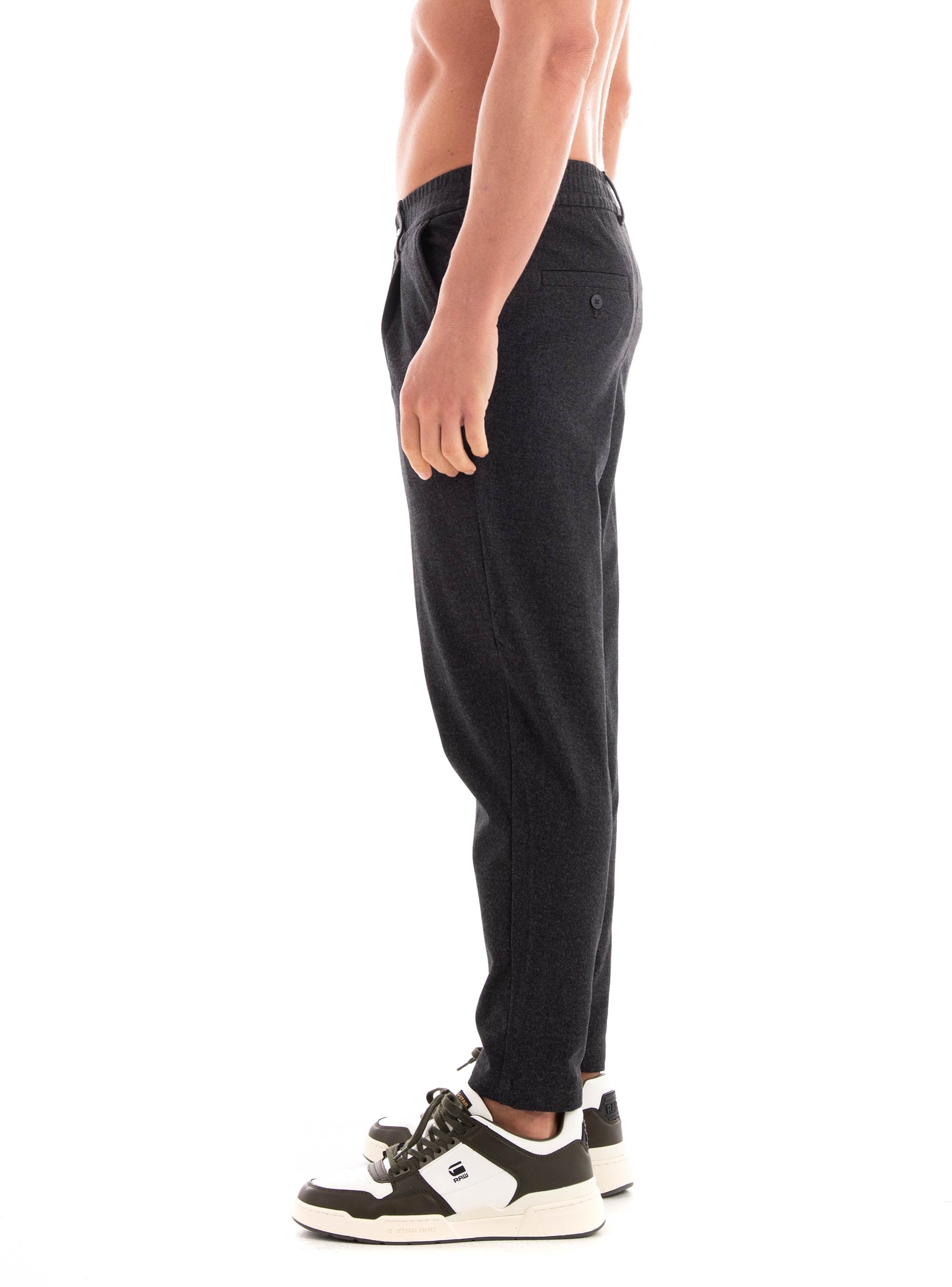 Jack & Jones Karl Reese Tapered Winter Chino Pants - Dark Grey