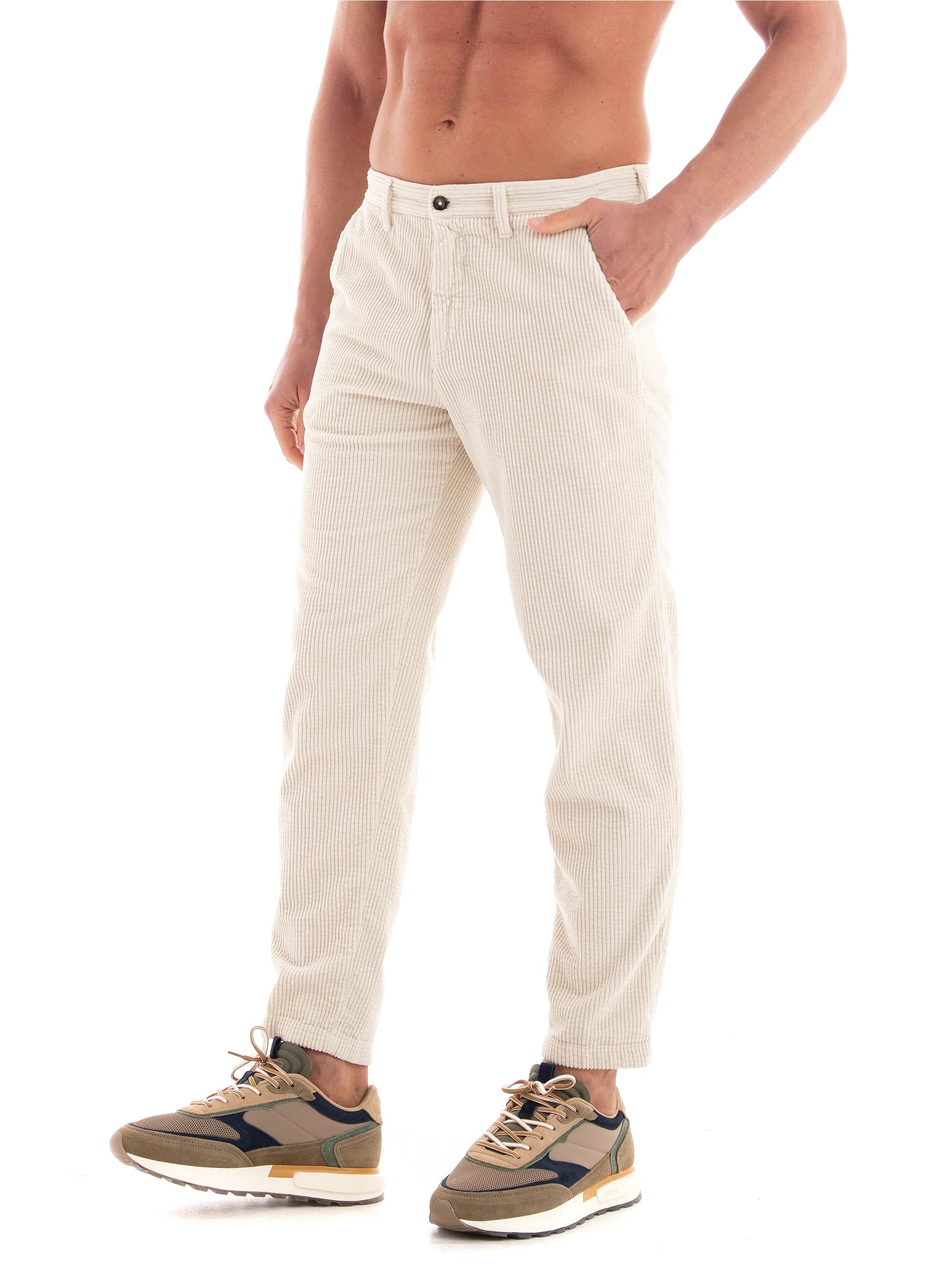 Four.ten Corduroy Pants - Off White