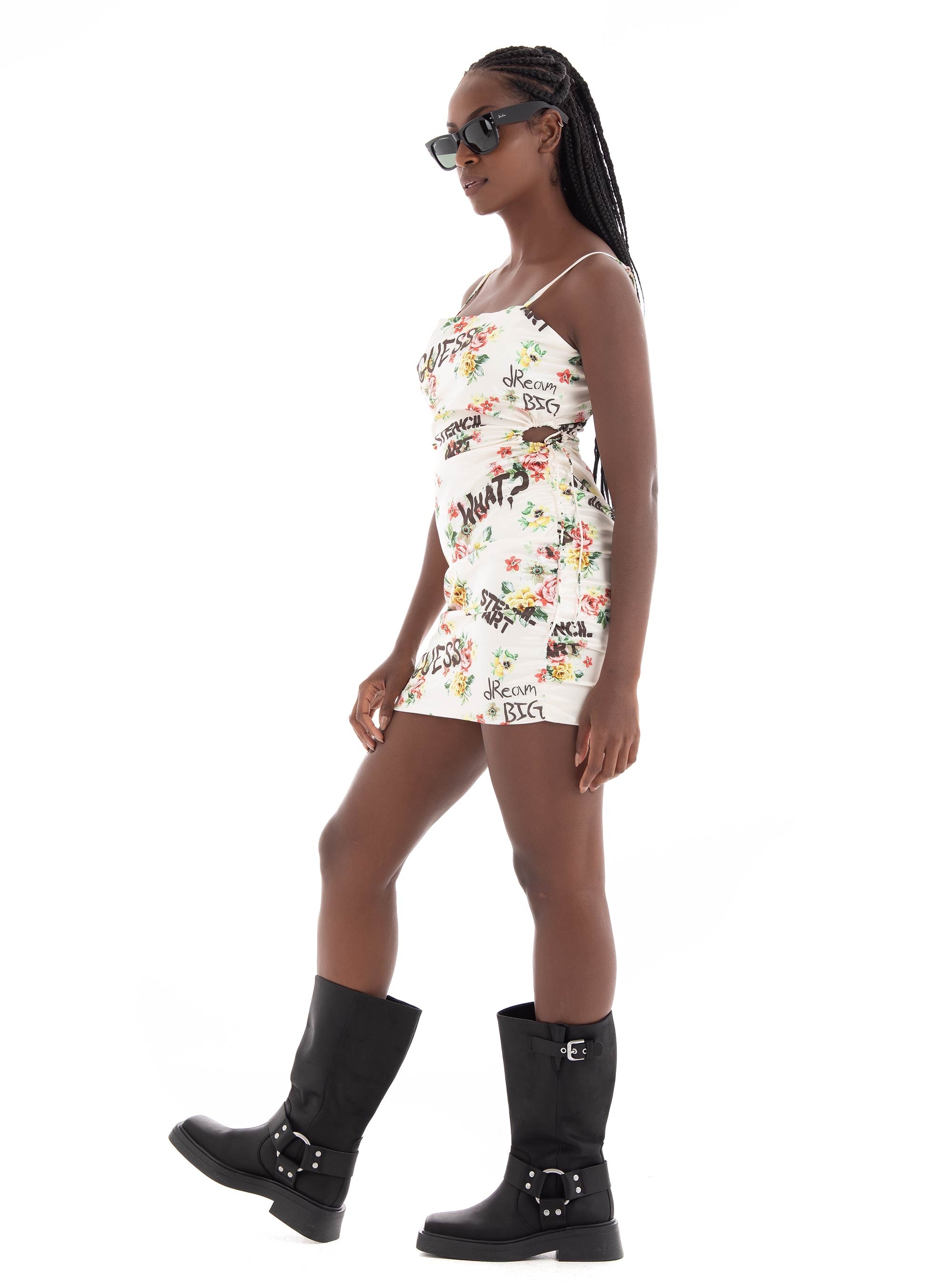 Guess Aisha Cutout Dress - Floral