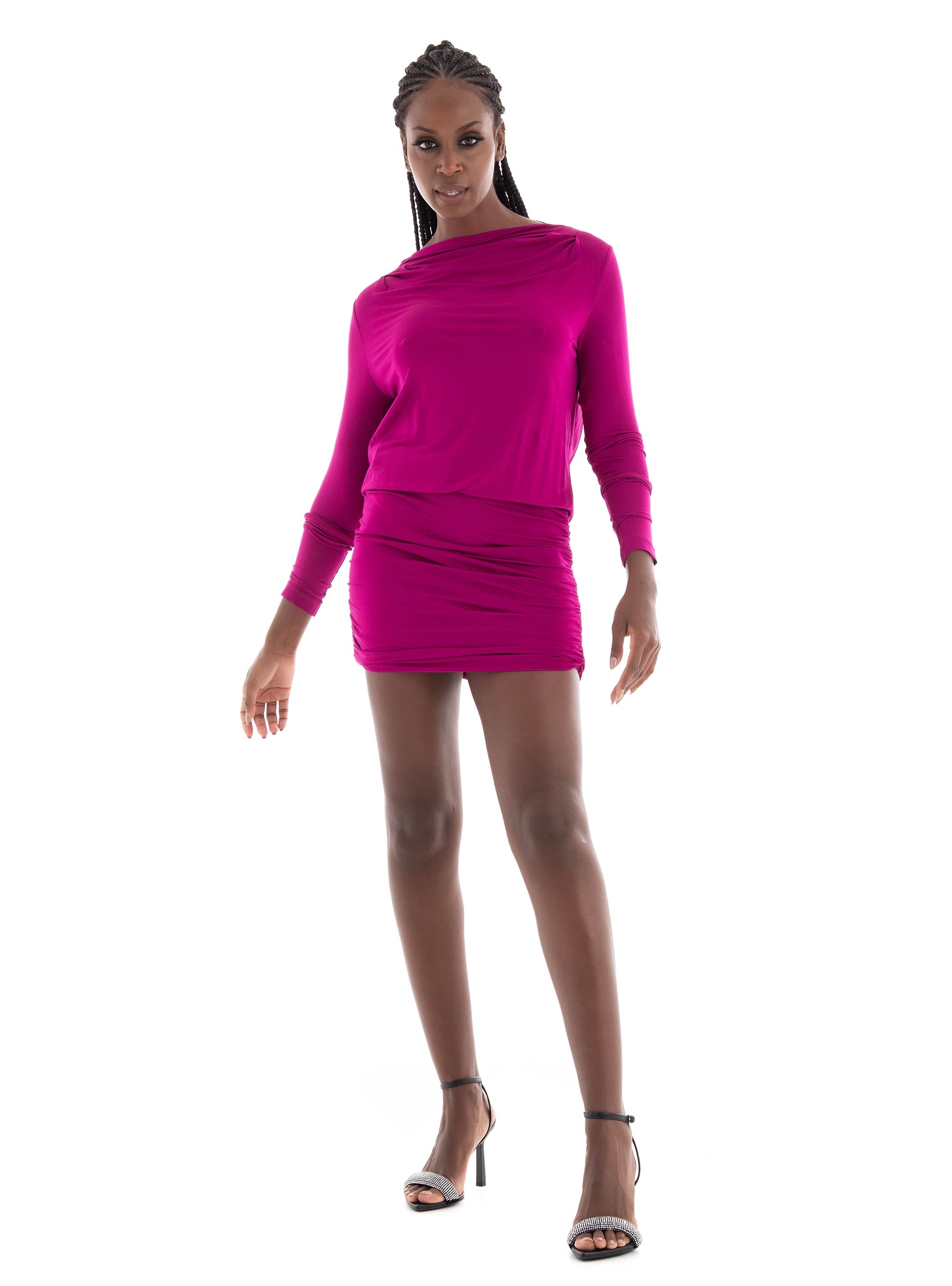 Versace Jeans Couture Stretch Dress - Magenta