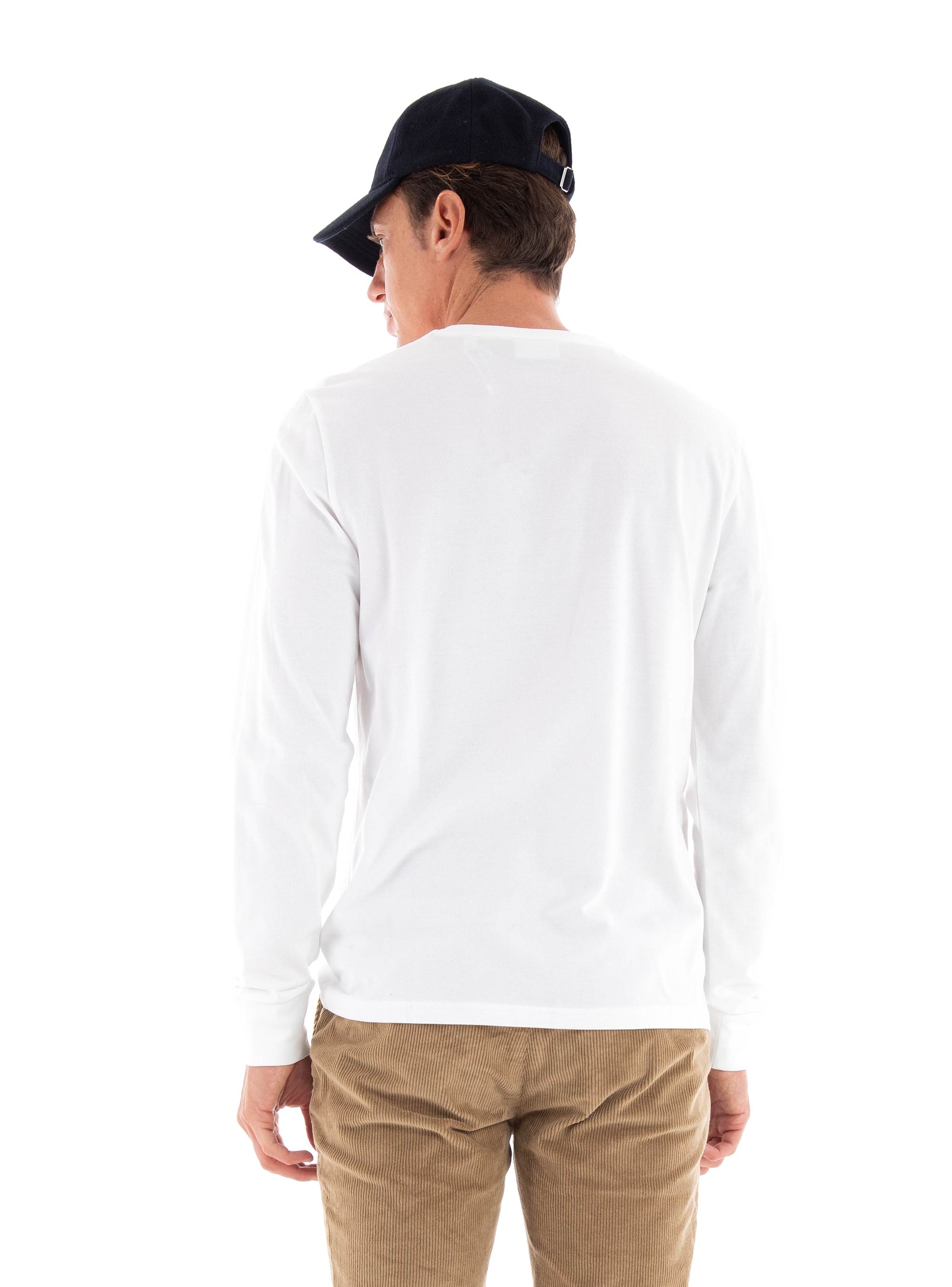 Gant Slim Fit Pique Blouse - White