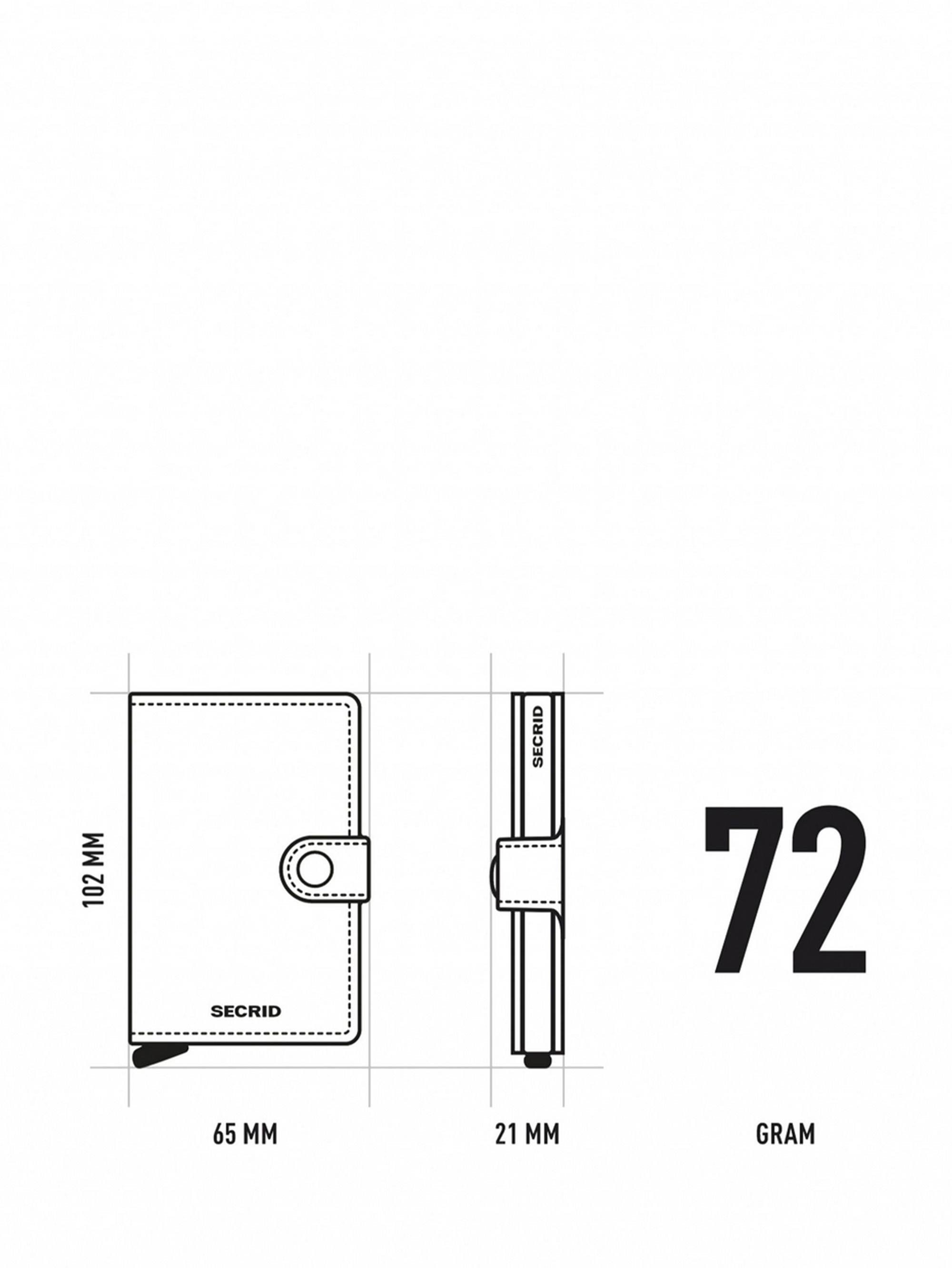 Secrid Original Vintage Mini Wallet - Black