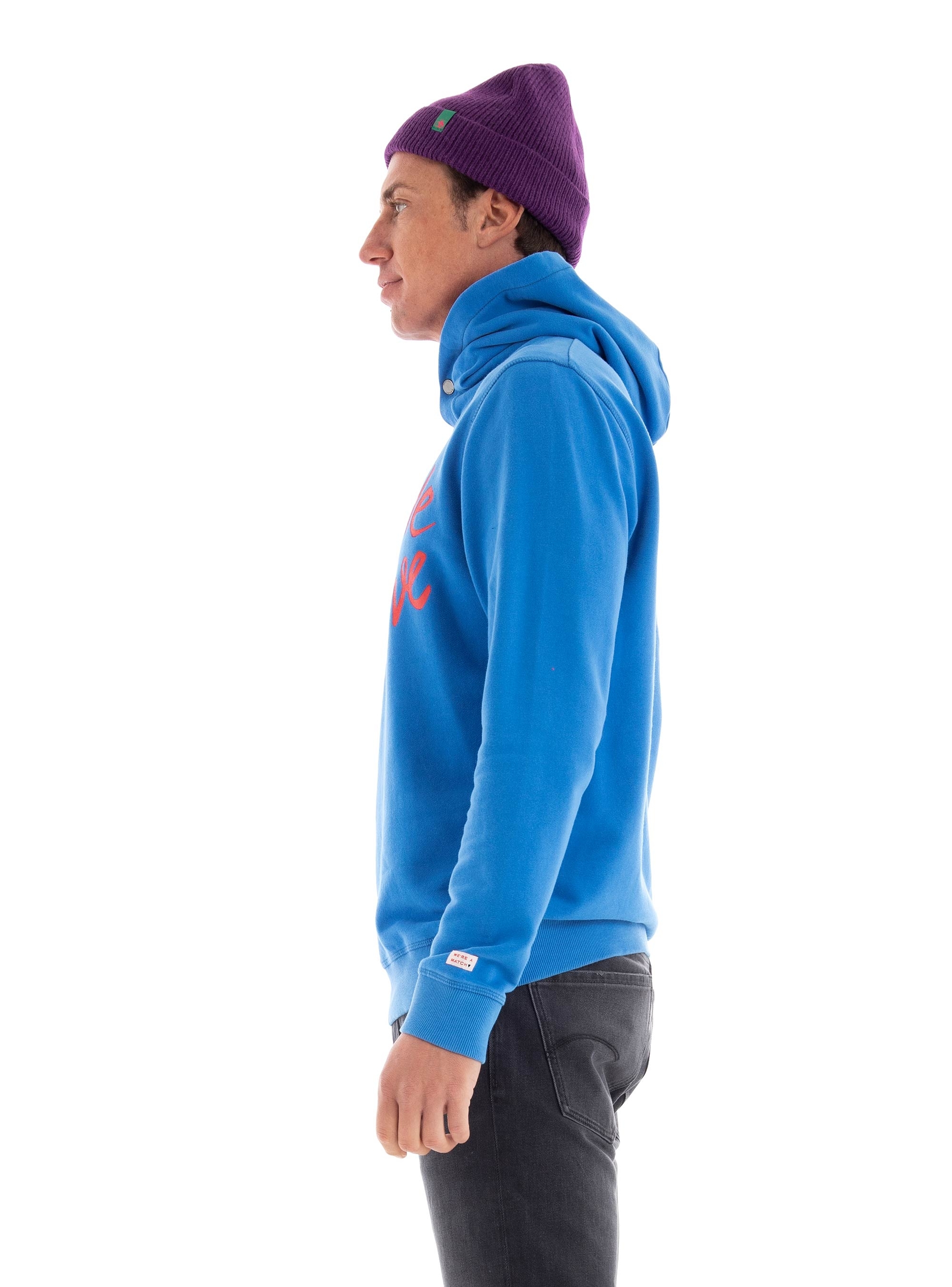 Scotch & Soda Regular Fit Surf Tthe Soundwave Hoodie - Cobalt Blue