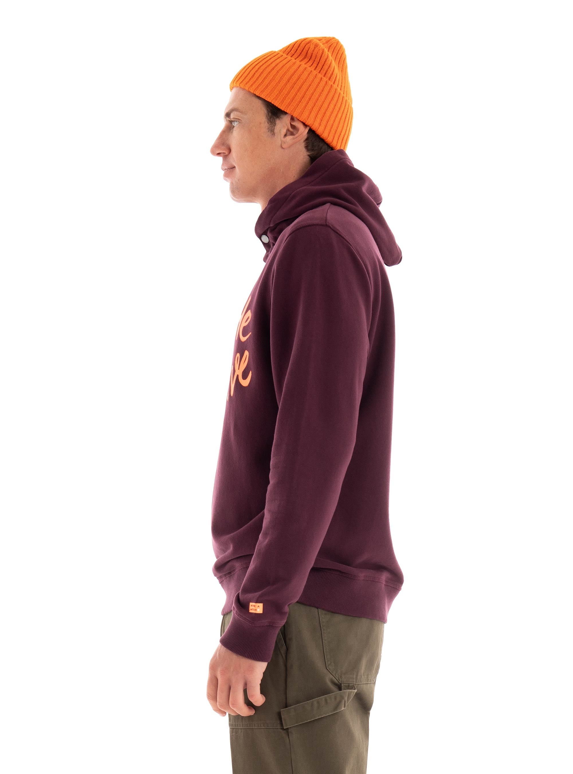 Scotch & Soda Regular Fit Surf Tthe Soundwave Hoodie - Wine