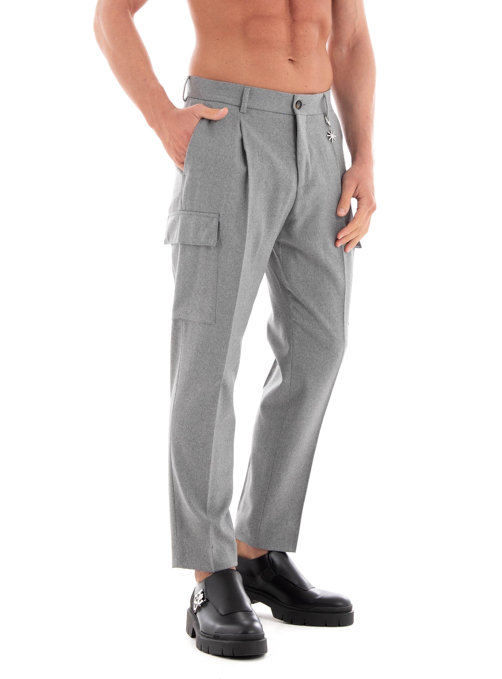 Manuel Ritz Pants - Dark Grey