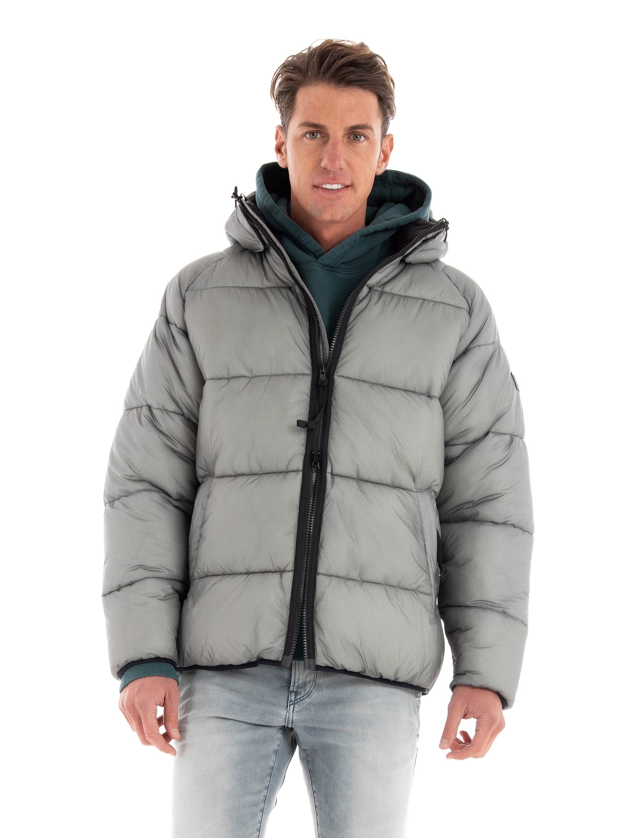 Barbour International Driesh Quilted Jacket - Grey