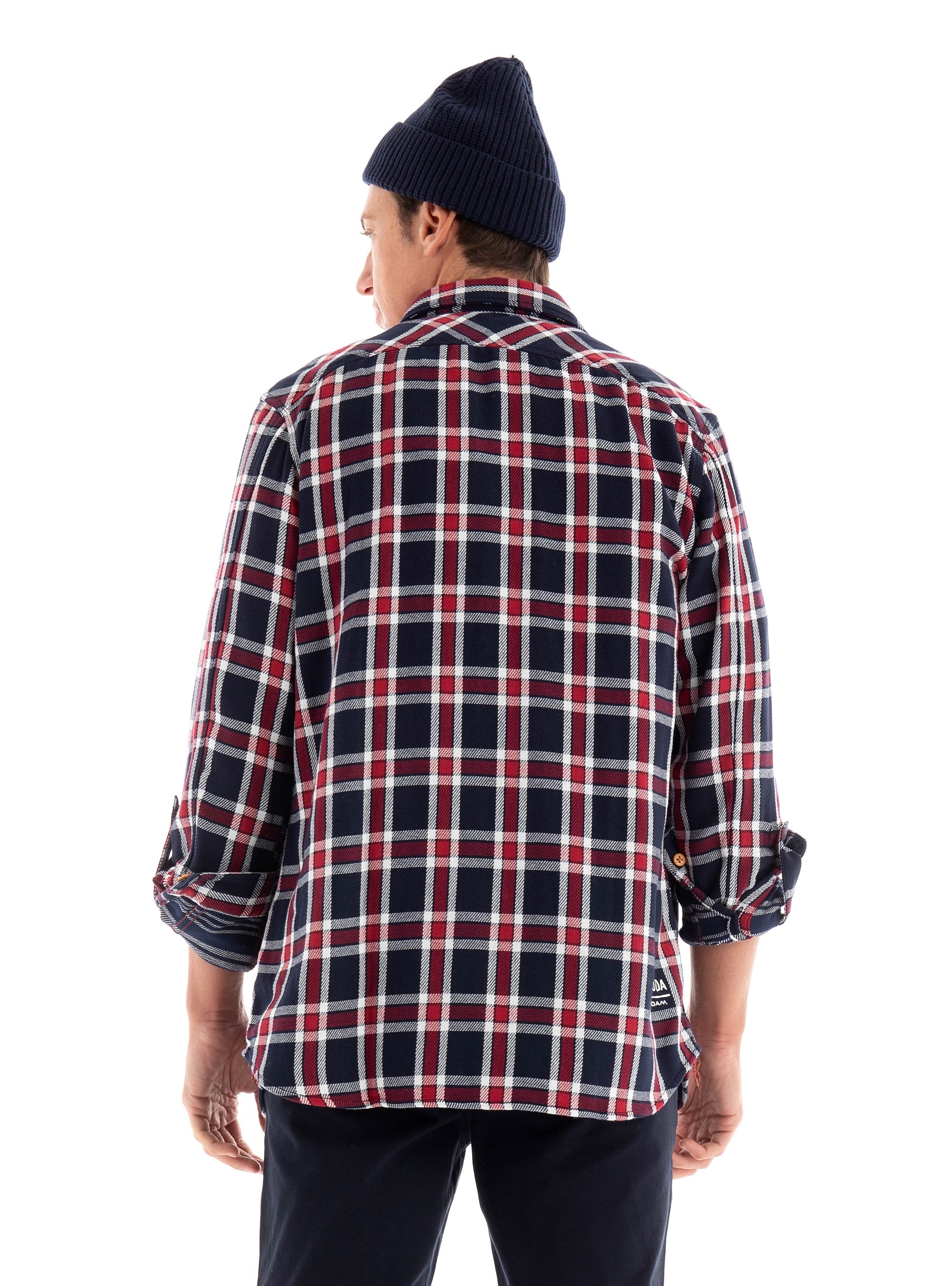 Scotch & Soda Archive Double Face Twill Check - Red