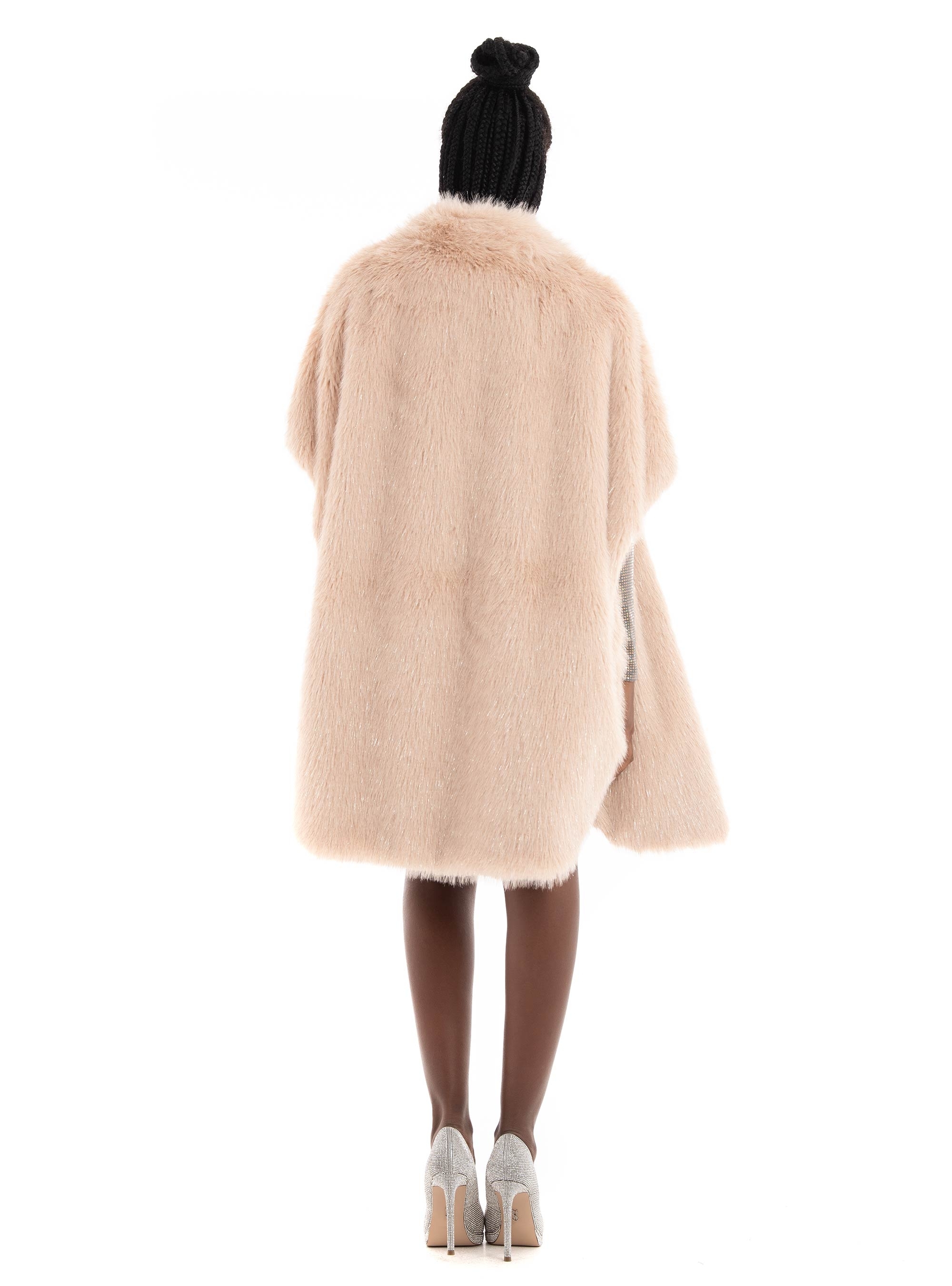 Tavus Faux Fur Vest - Light Pink