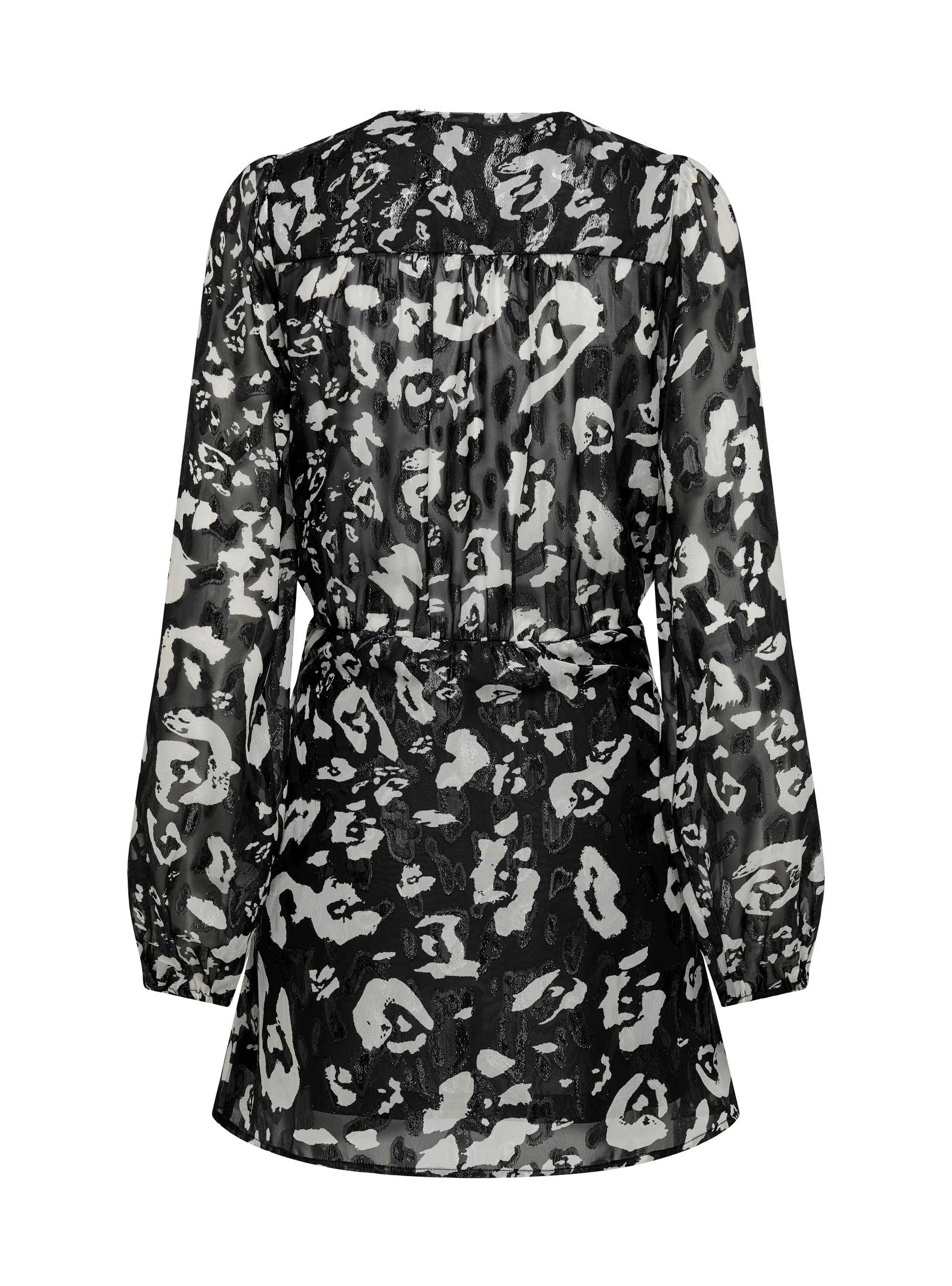 Only Eleanor Wrap Dress - Animal Print