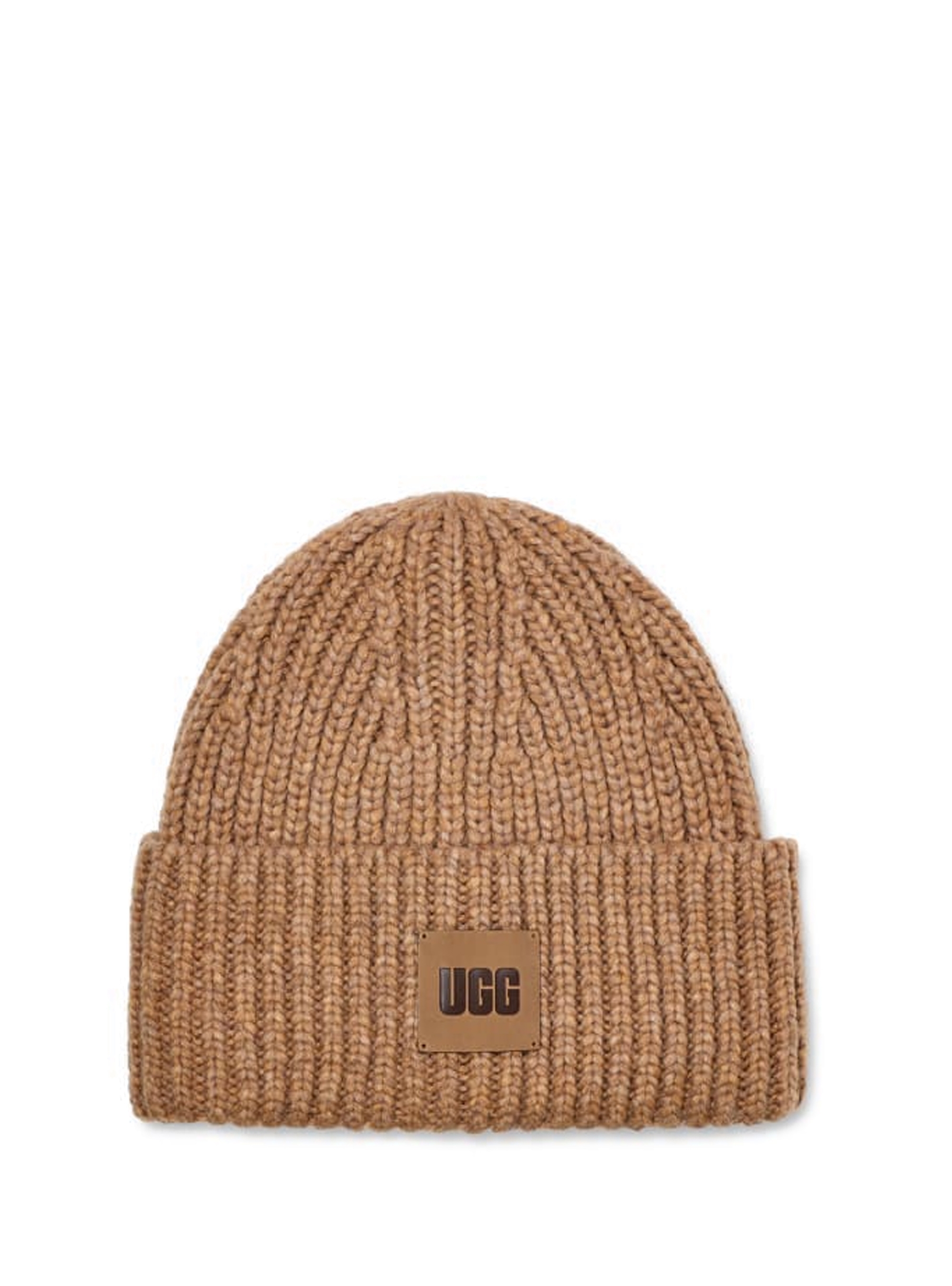 Ugg Men Chunky Cuff Beanie - Camel