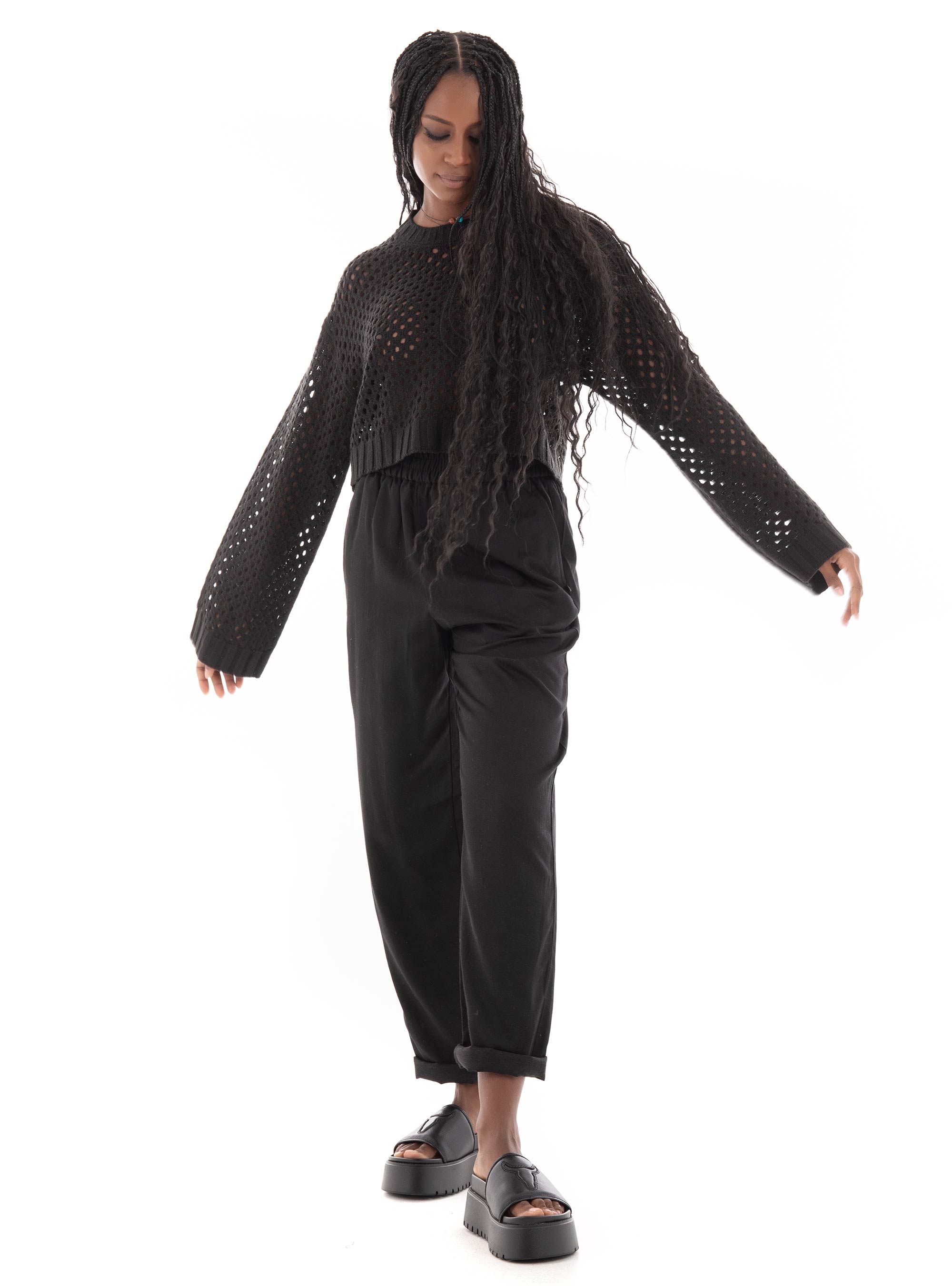 Only Smilla Short Pullover - Black