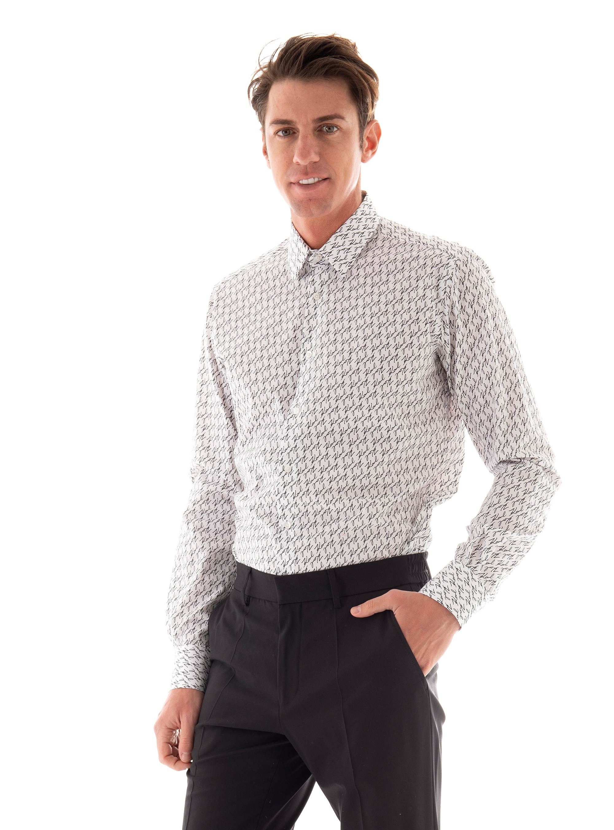 Karl Lagerfeld Modern Fit Shirt - White